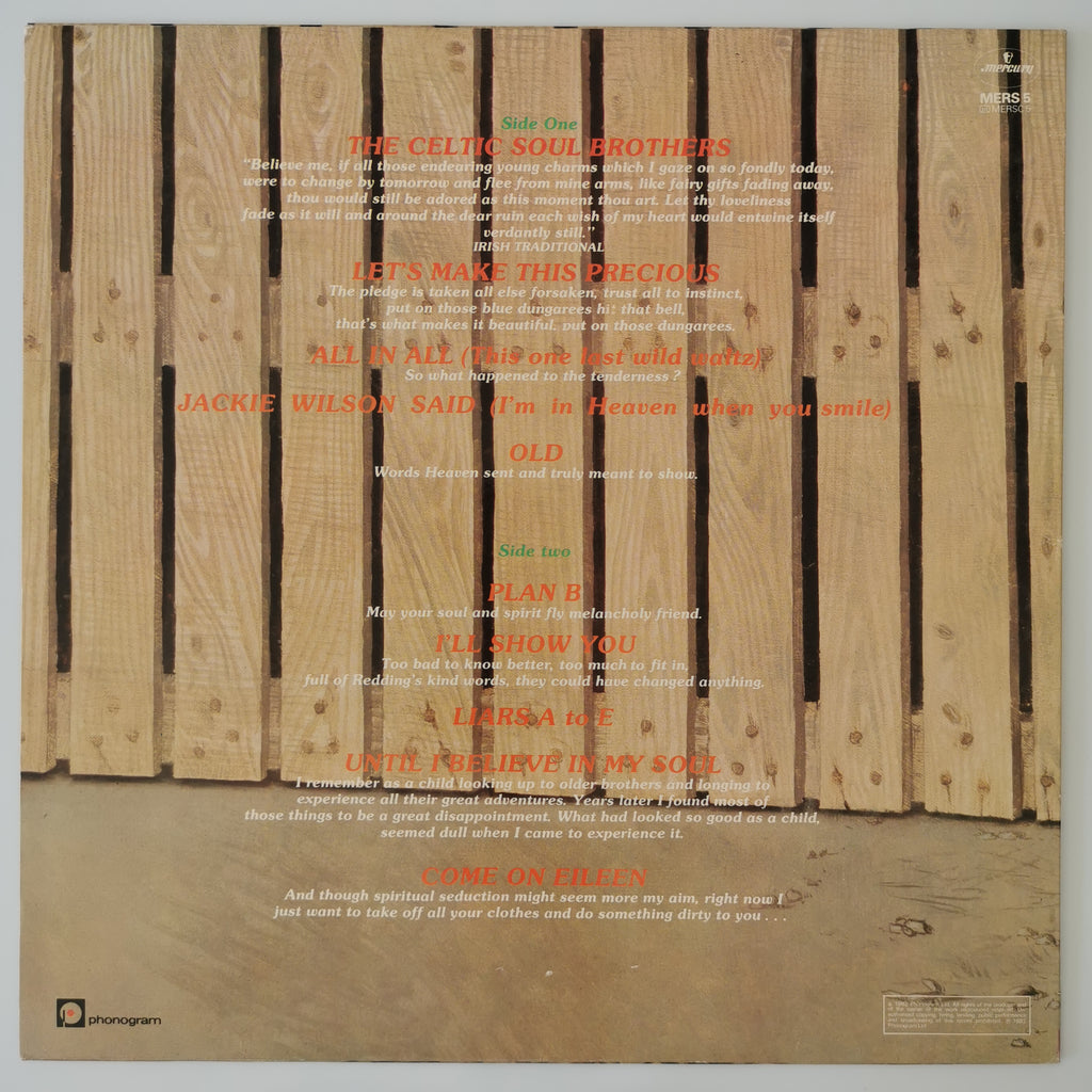 Dexys Midnight Runners Too-Rye-Ay Vinyl LP Record
