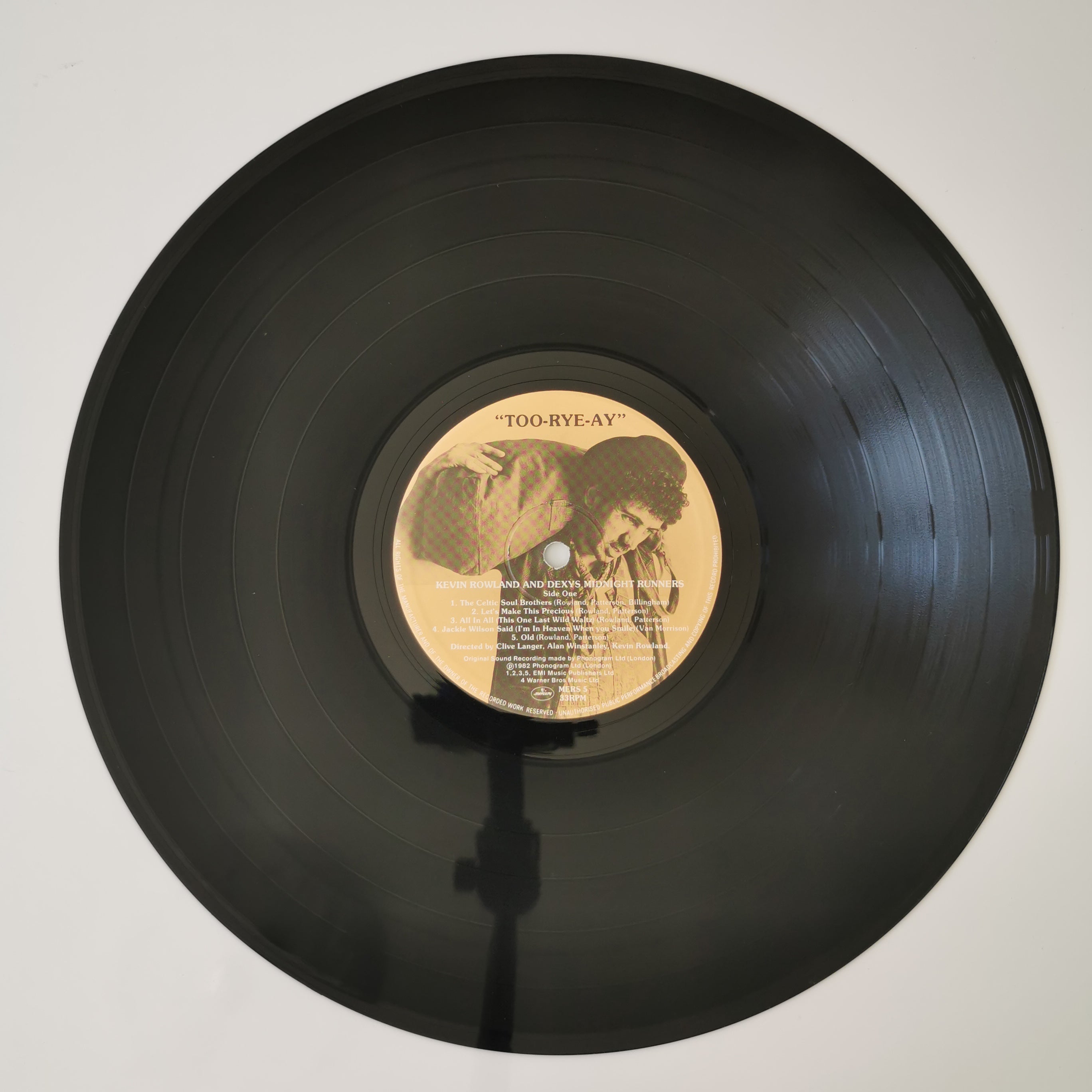 Dexys Midnight Runners Too-Rye-Ay Vinyl LP Record