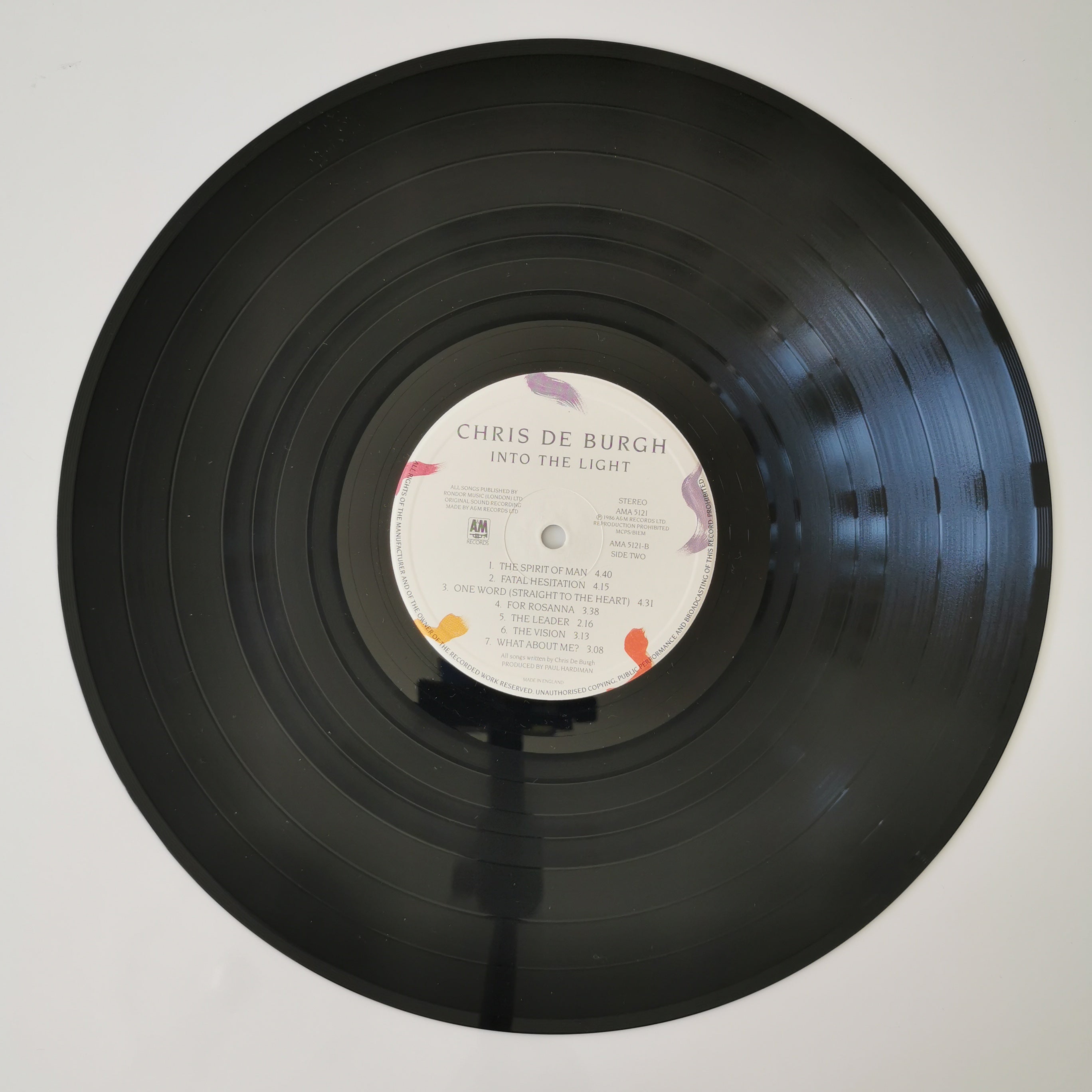 Chris de Burgh – Into The Light Vinyl LP Record