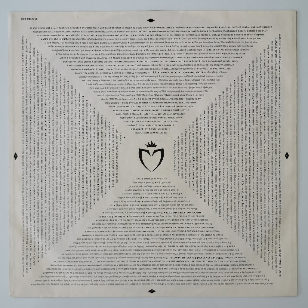 Cher – Love Hurts Vinyl LP Record 1991