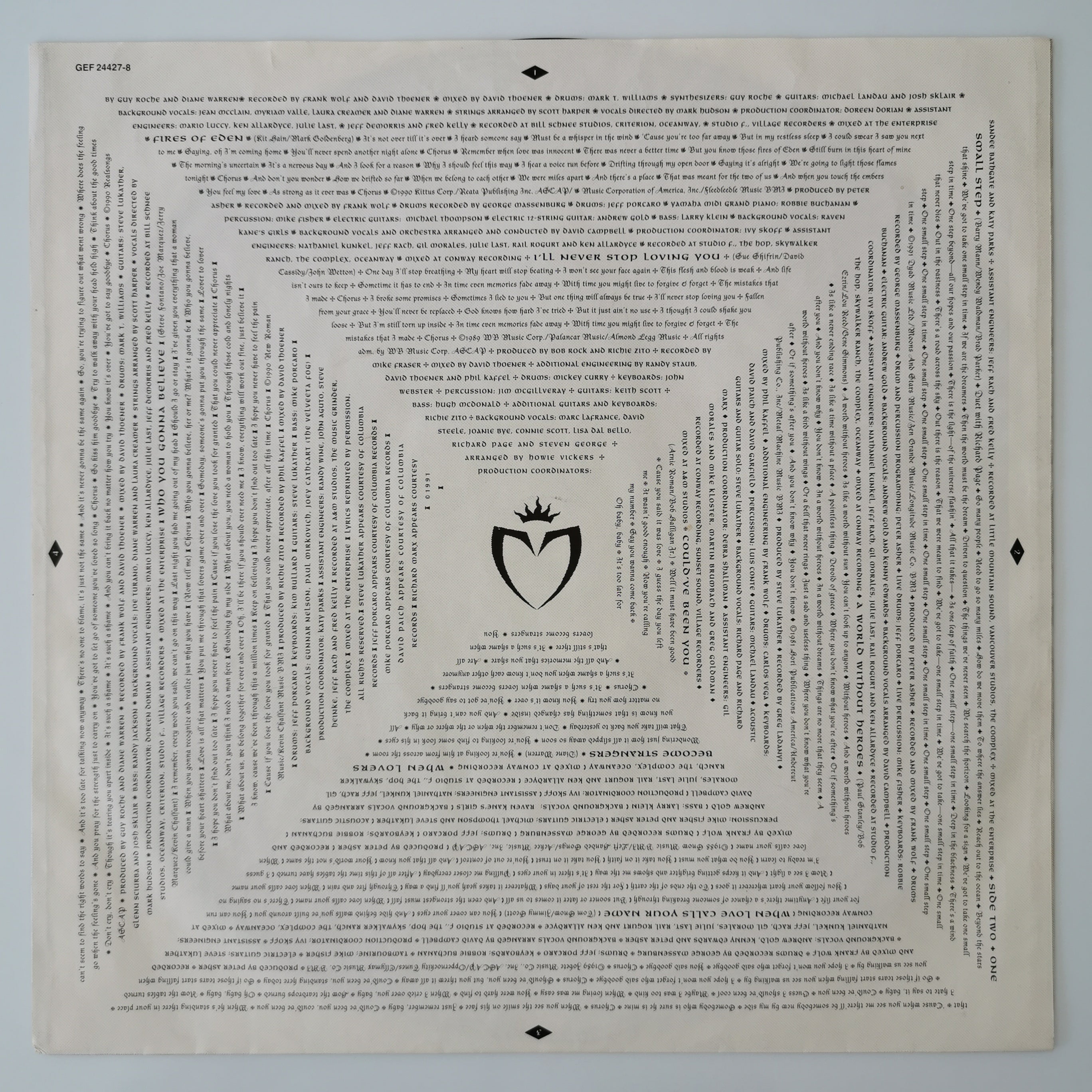 Cher – Love Hurts Vinyl LP Record 1991