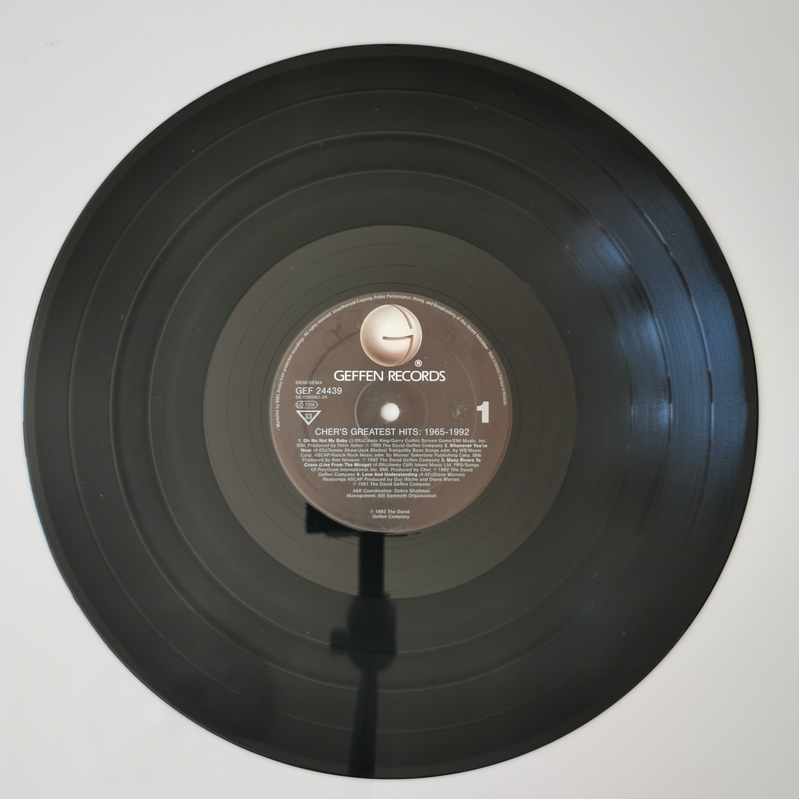 Cher – Cher's Greatest Hits: 1965-1992 Double Vinyl LP