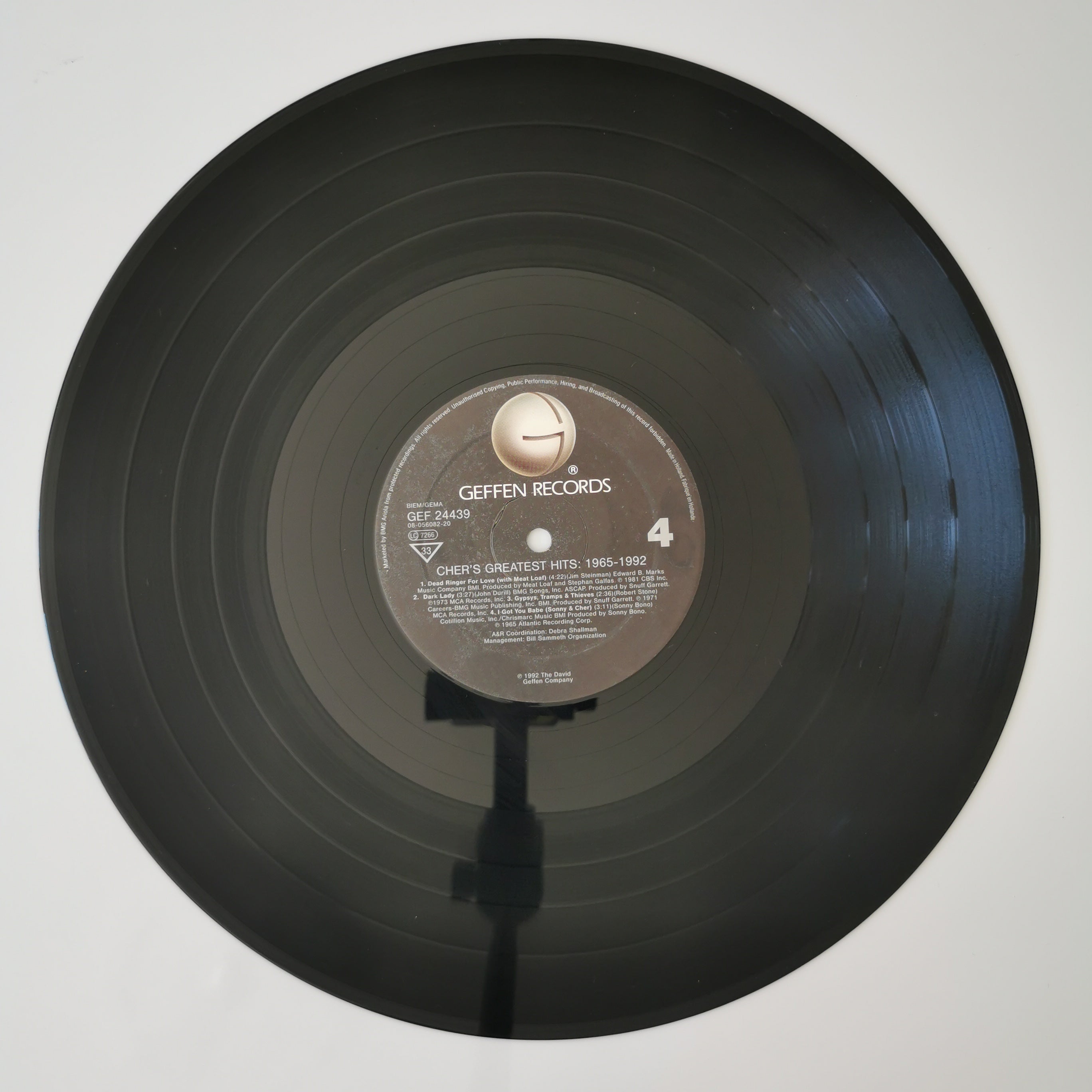 Cher – Cher's Greatest Hits: 1965-1992 Double Vinyl LP
