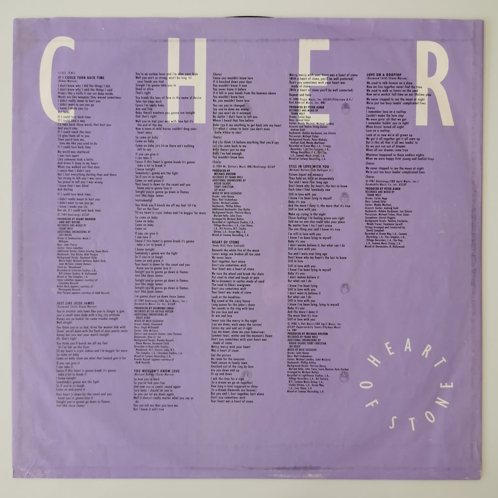 Cher – Heart Of Stone Vinyl LP Record