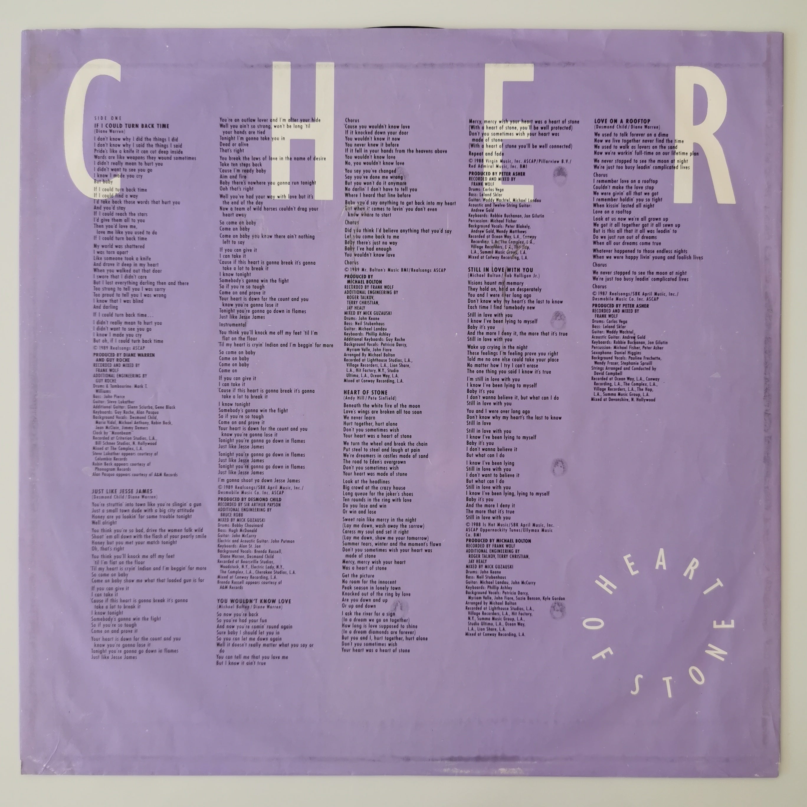 Cher – Heart Of Stone Vinyl LP Record