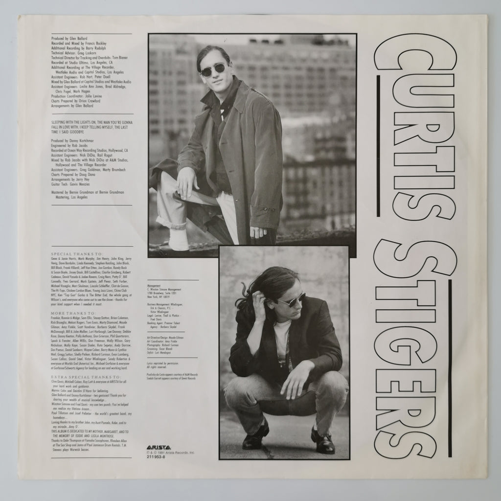 Curtis Stigers – Curtis Stigers Vinyl LP Record