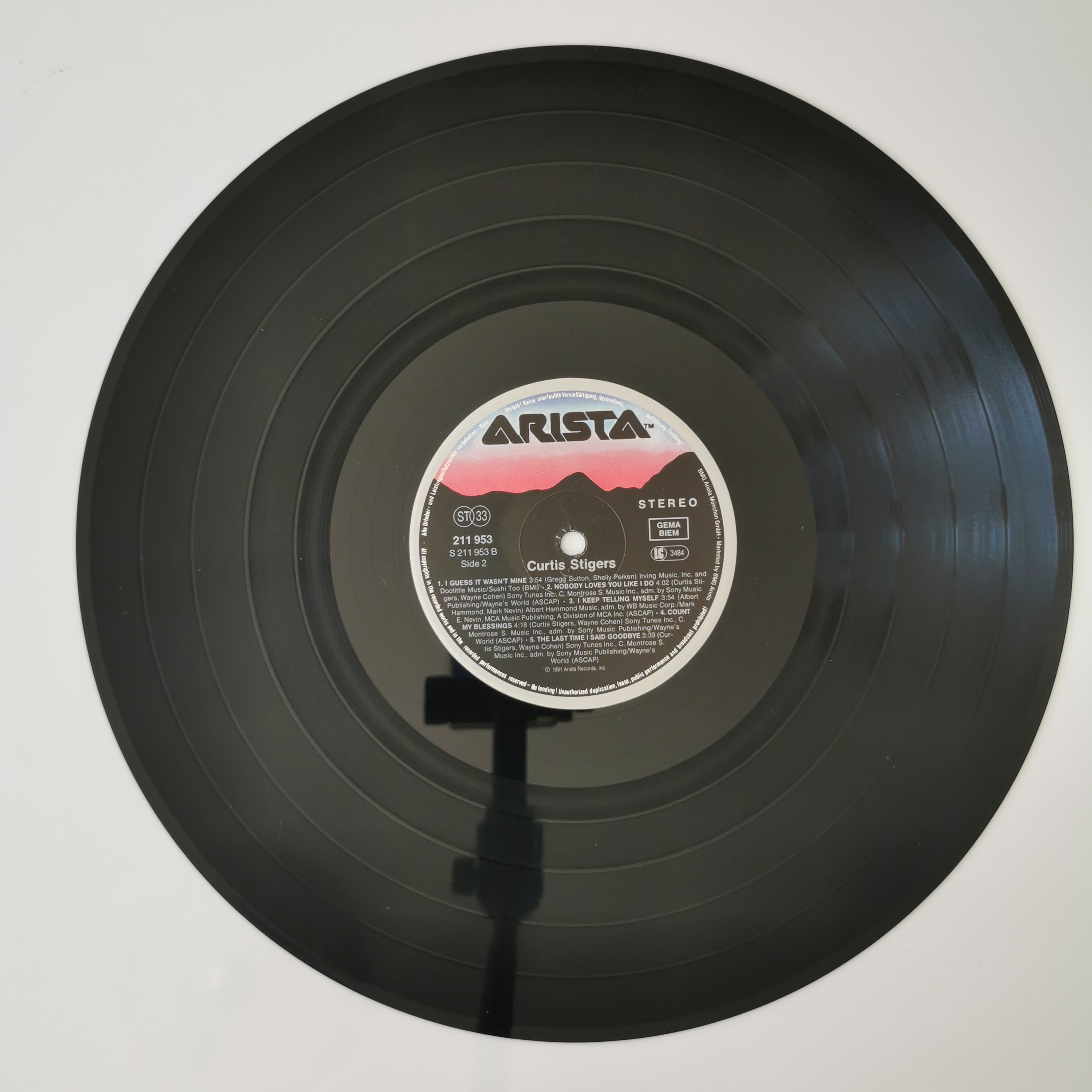 Curtis Stigers – Curtis Stigers Vinyl LP Record