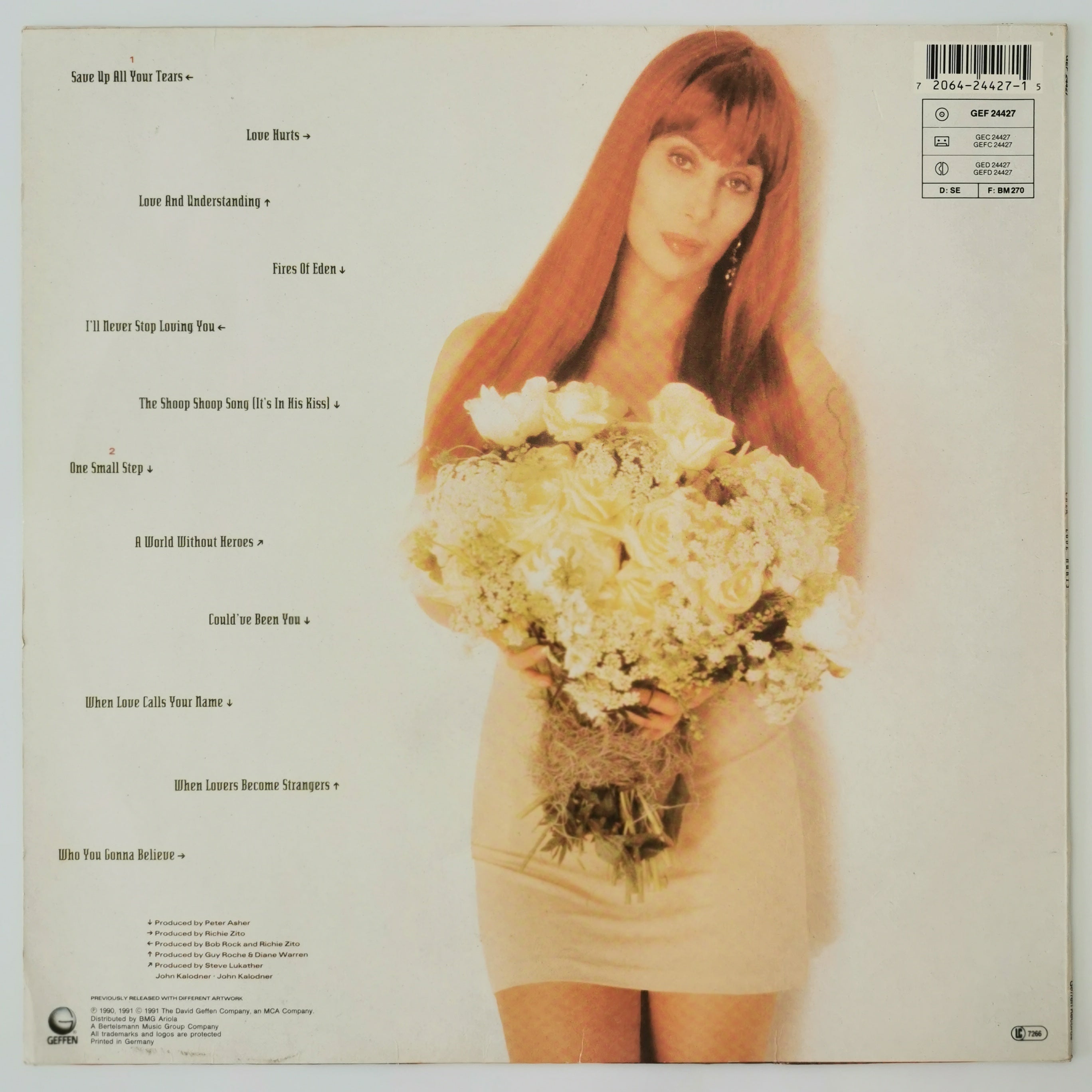 Cher Love Hurts Vinyl LP Record