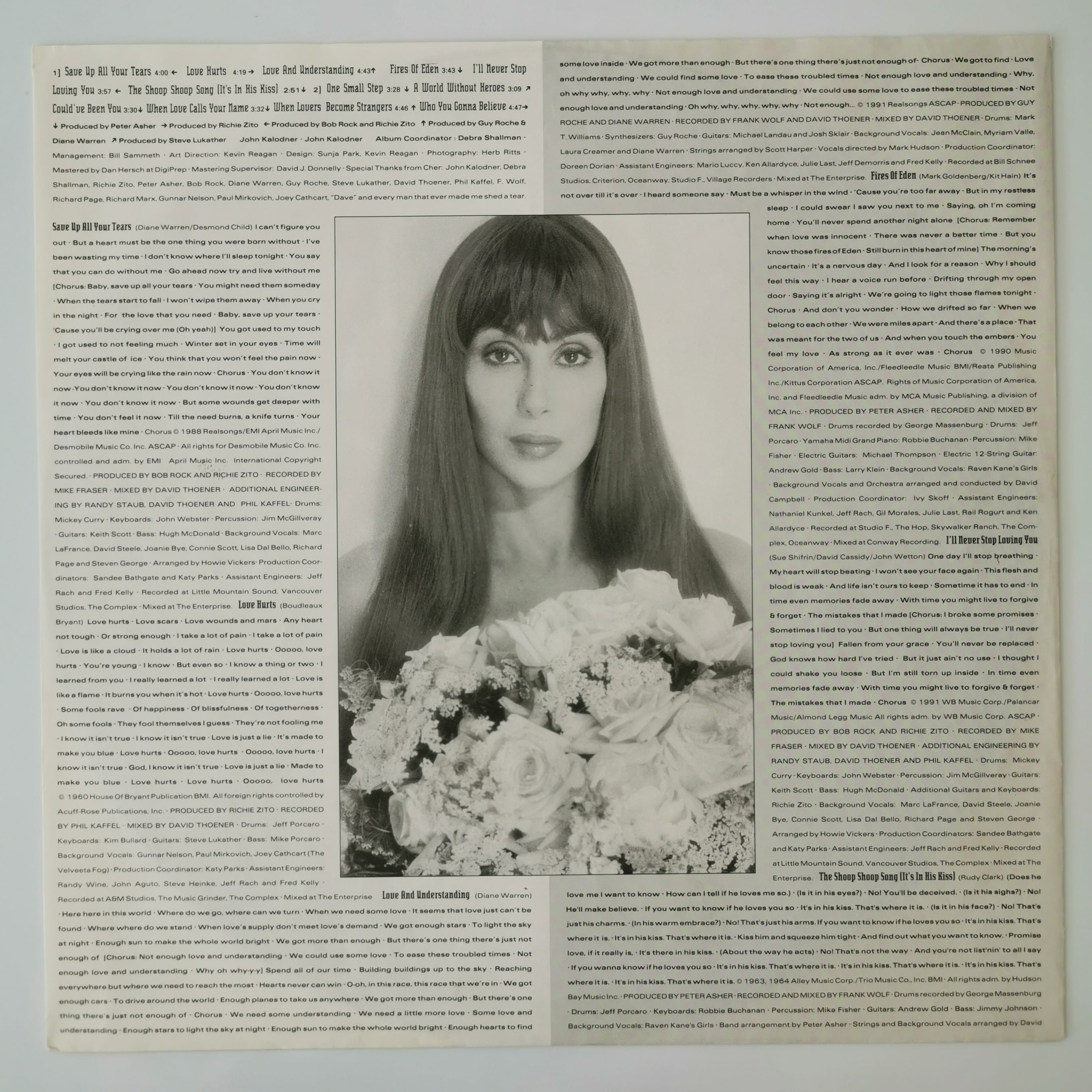 Cher Love Hurts Vinyl LP Record