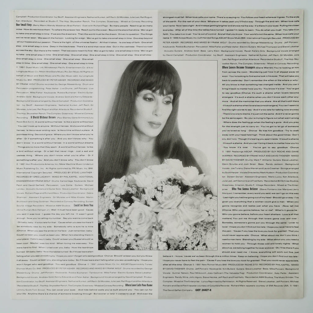 Cher Love Hurts Vinyl LP Record