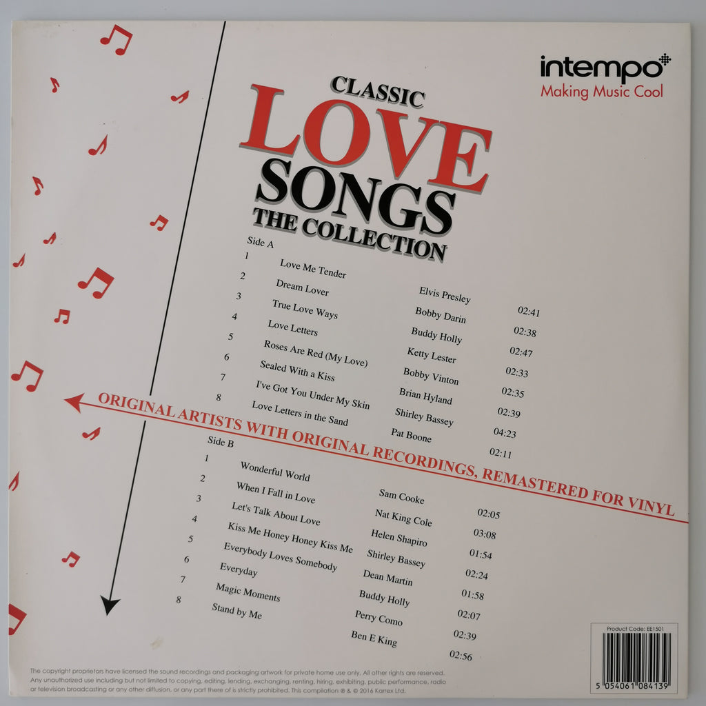 Classic Love Songs The Collection Vinyl LP Record