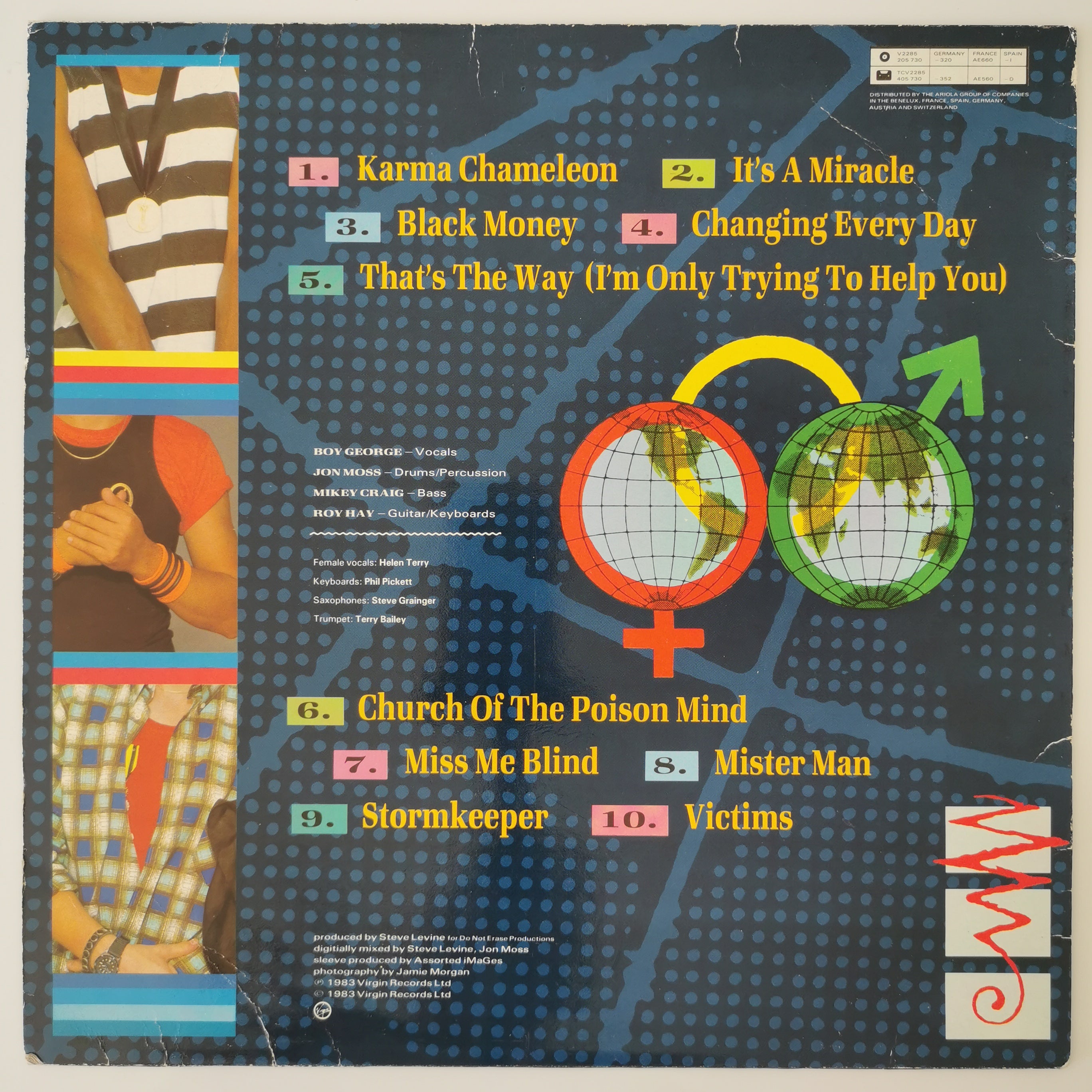 Culture Club - Colour By Numbers 1984 Vinyl LP Record