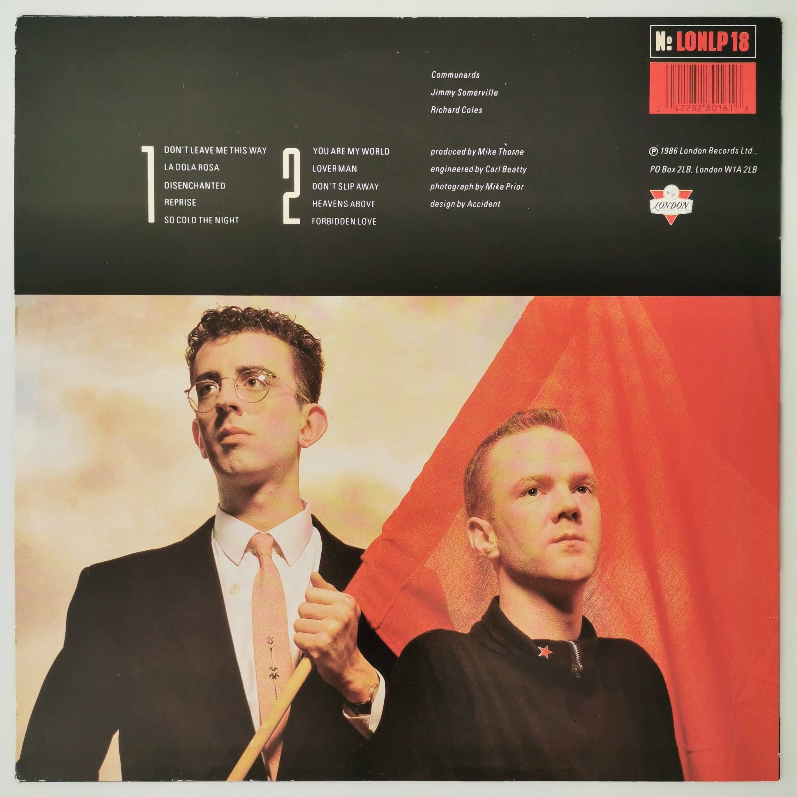 The Communards Communards Vinyl LP Record