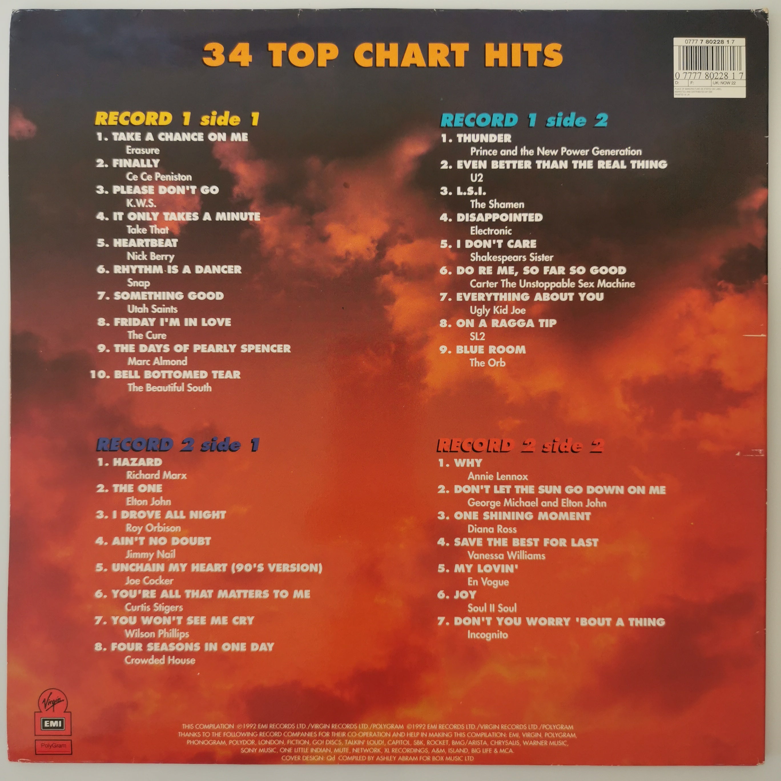 Now That's What I Call Music! 22 Double Vinyl LP Record
