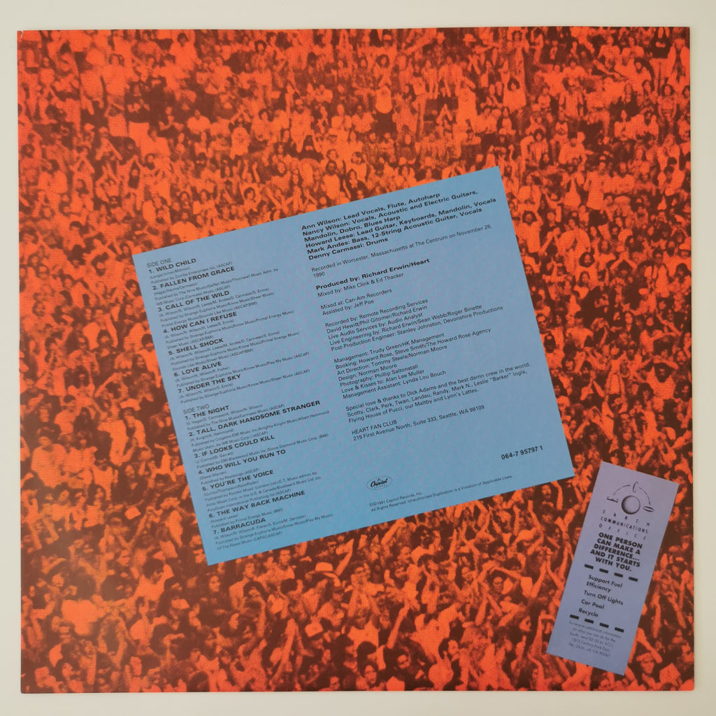 Heart – Rock The House Live! Vinyl LP Record