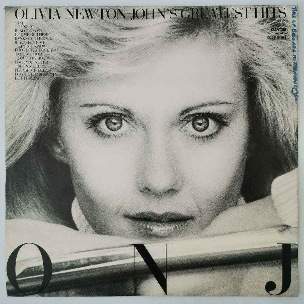 Olivia Newton-John's Greatest Hits LP Vinyl Record