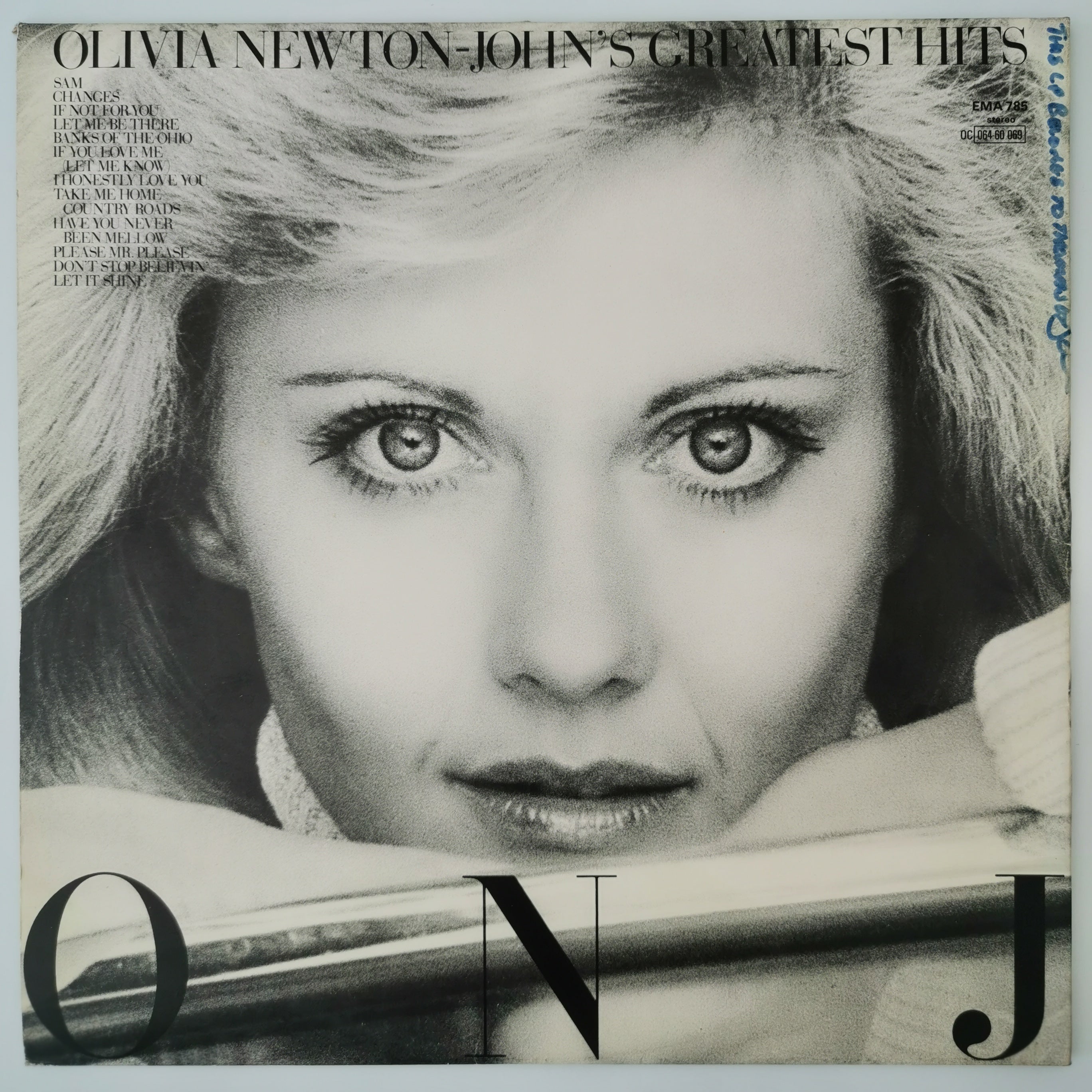 Olivia Newton-John's Greatest Hits LP Vinyl Record