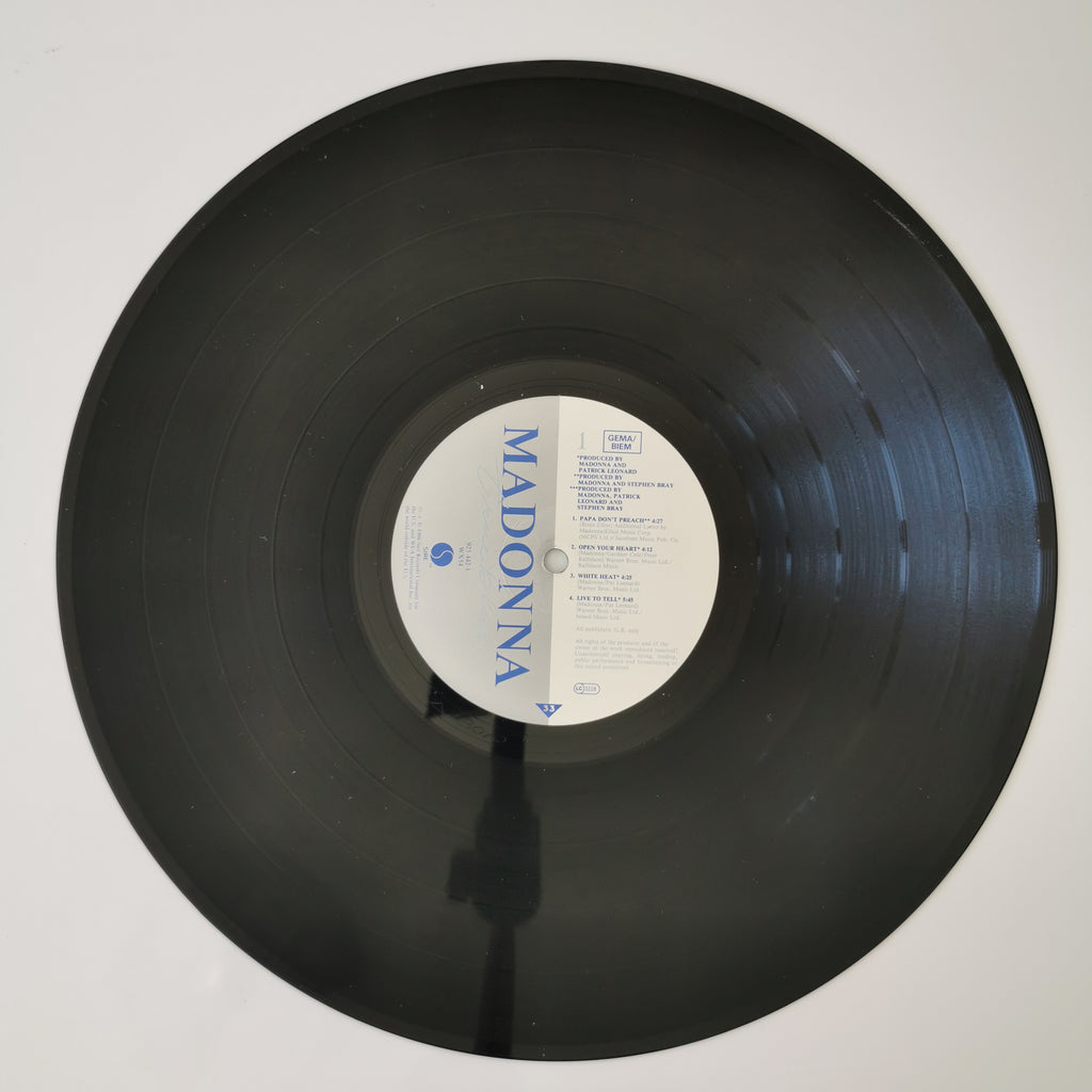 Madonna True Blue UK Vinyl LP Record