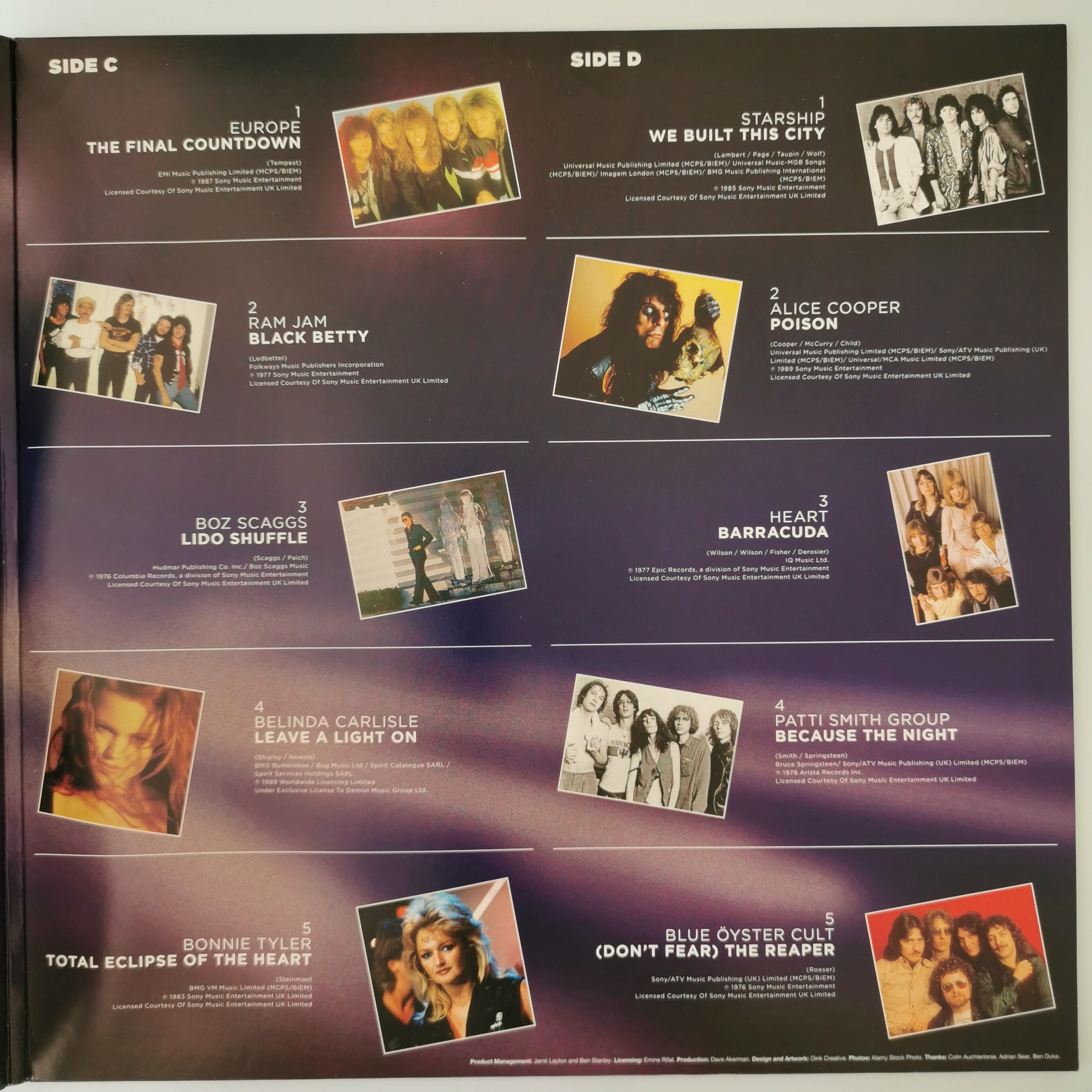 Classic Rock Anthems Double Vinyl LP Record 180g
