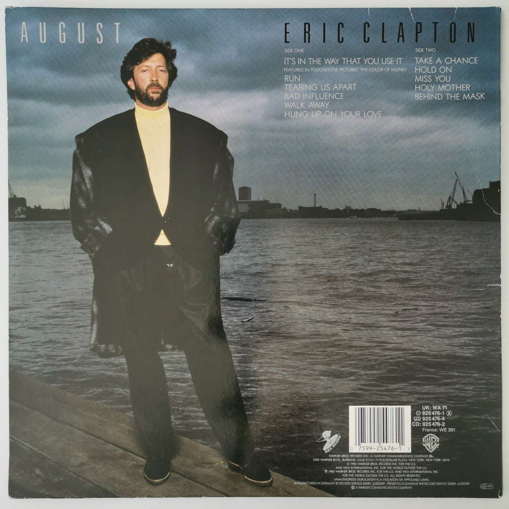 Eric Clapton August Vinyl LP