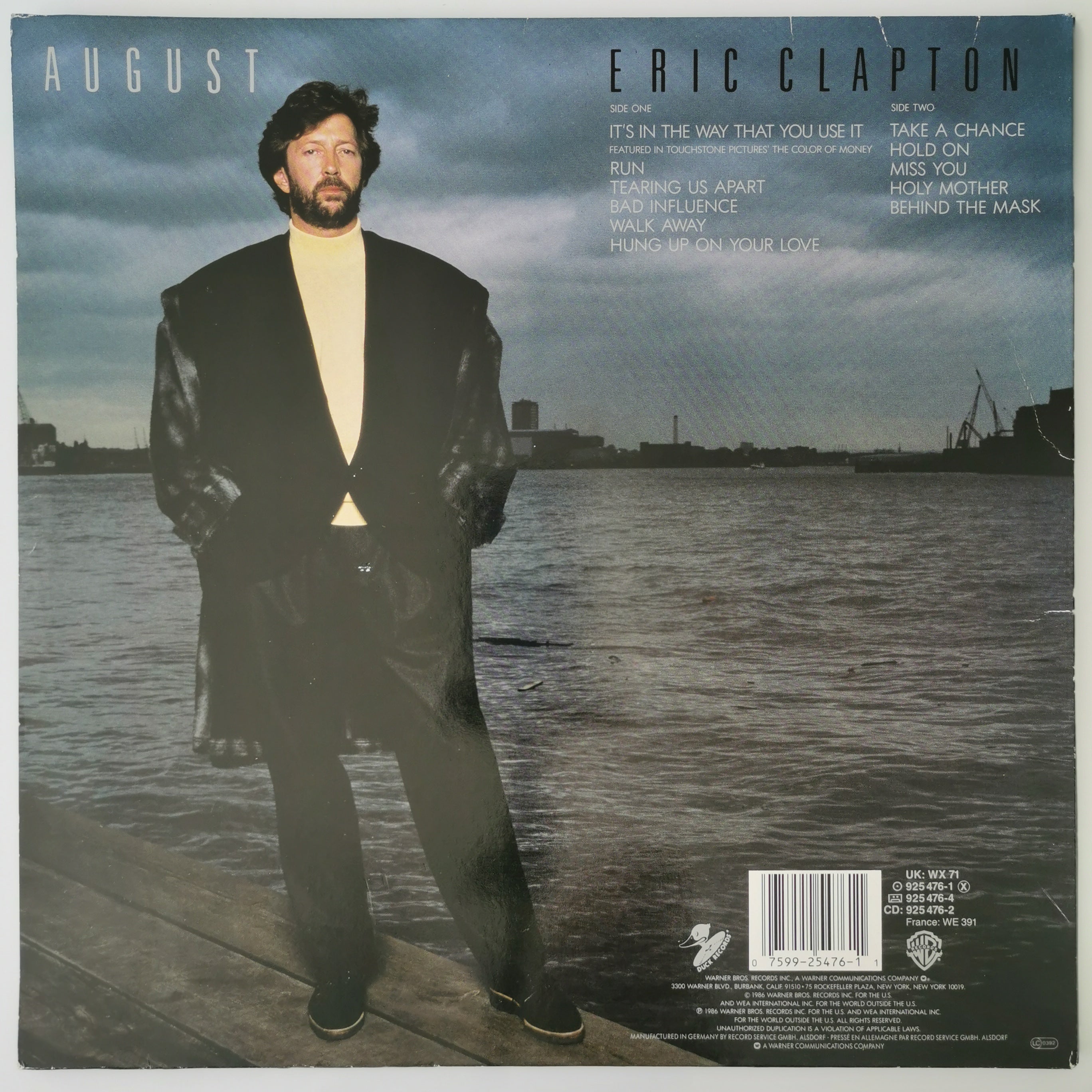 Eric Clapton August Vinyl LP