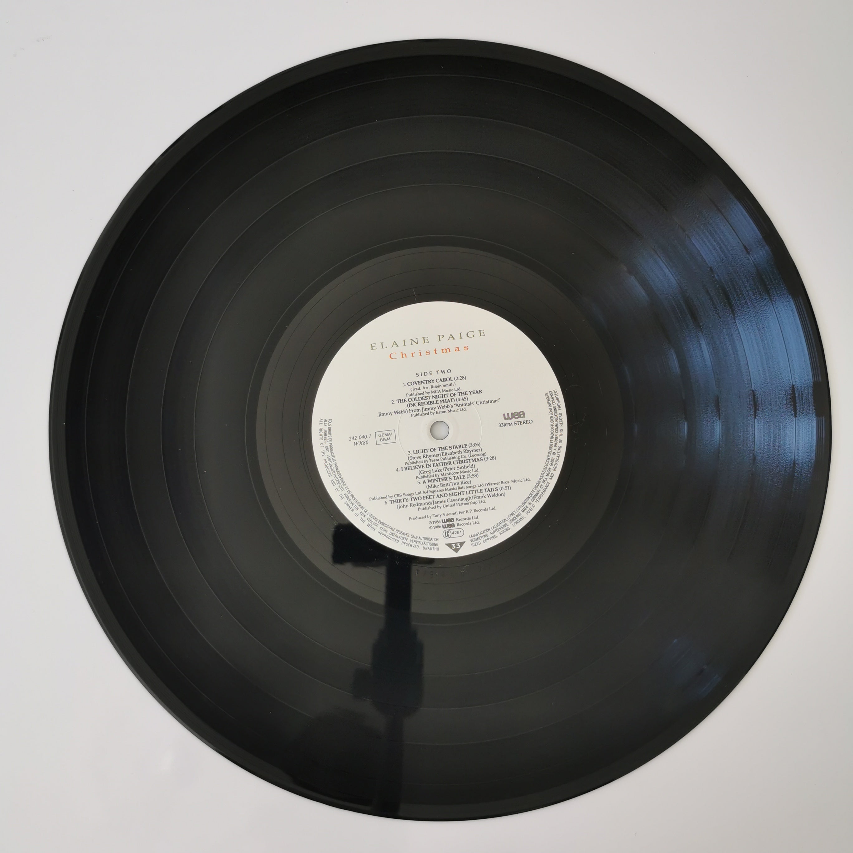Elaine Paige - Christmas Viny LP