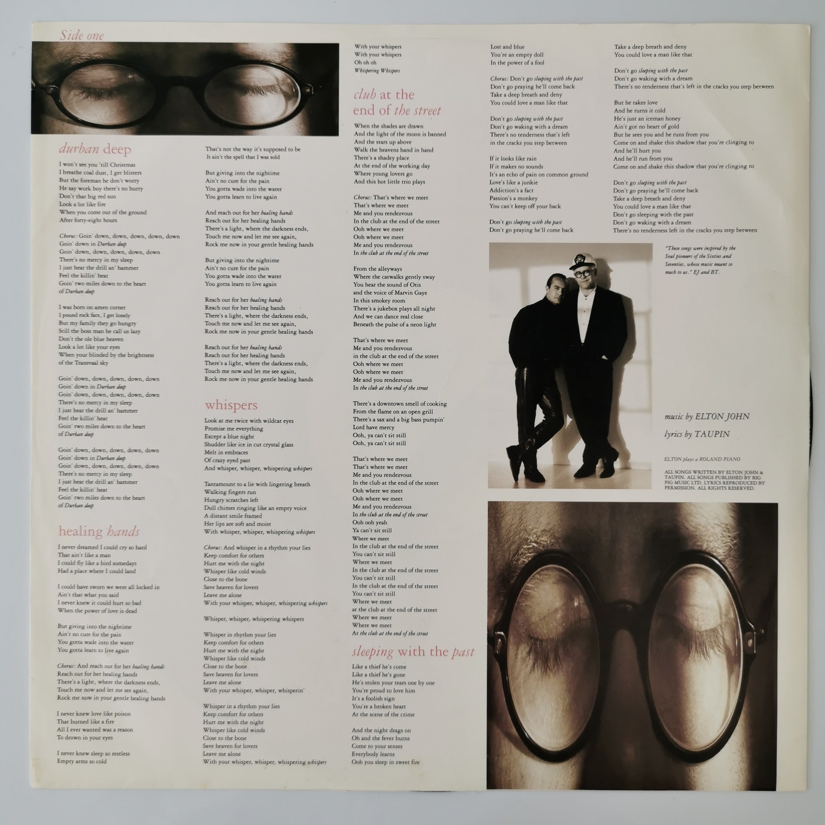 Elton John – Sleeping With The Past Vinyl LP