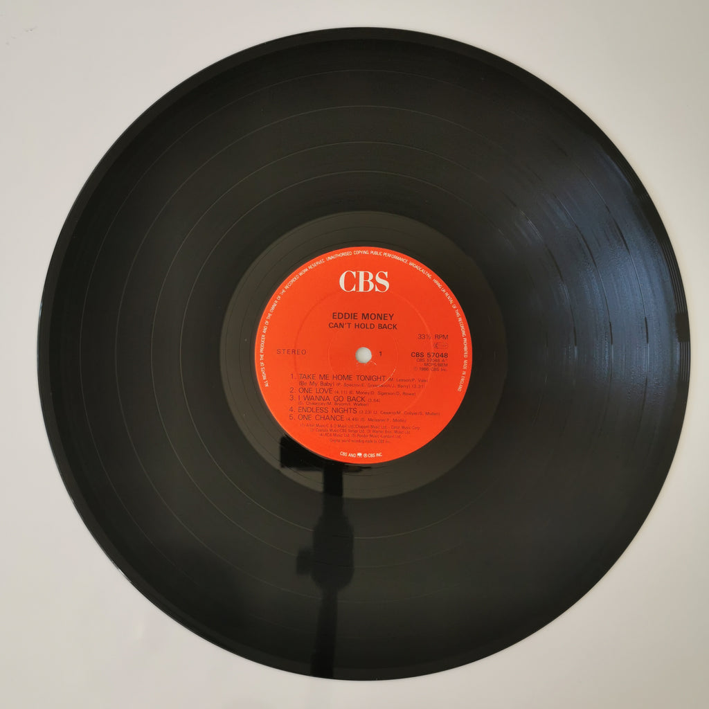 Eddie Money – Can't Hold Back Vinyl LP