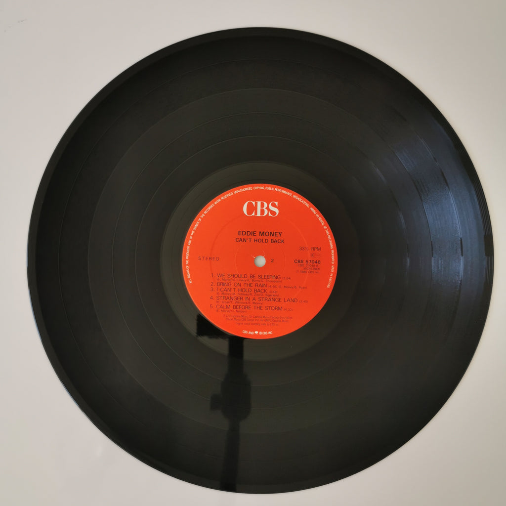 Eddie Money – Can't Hold Back Vinyl LP