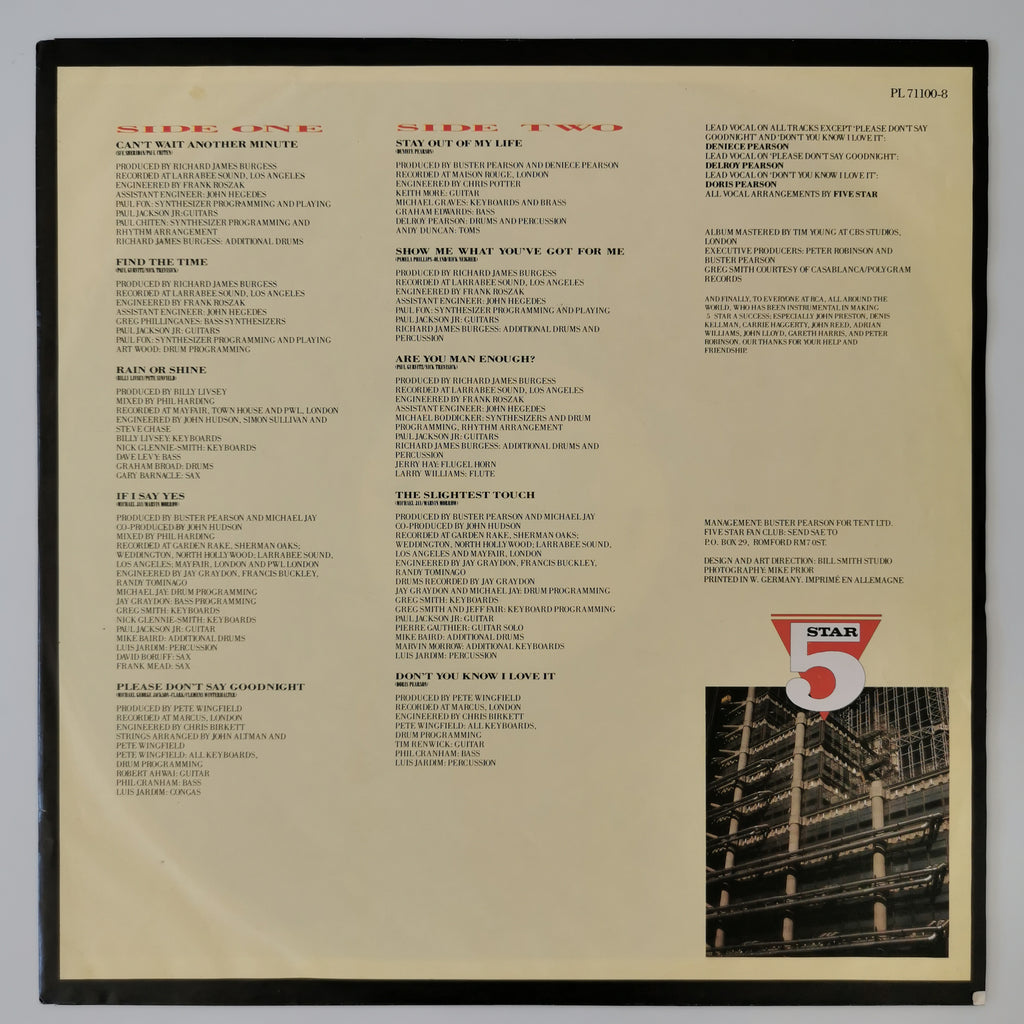 Five Star Silk & Steel Vinyl LP