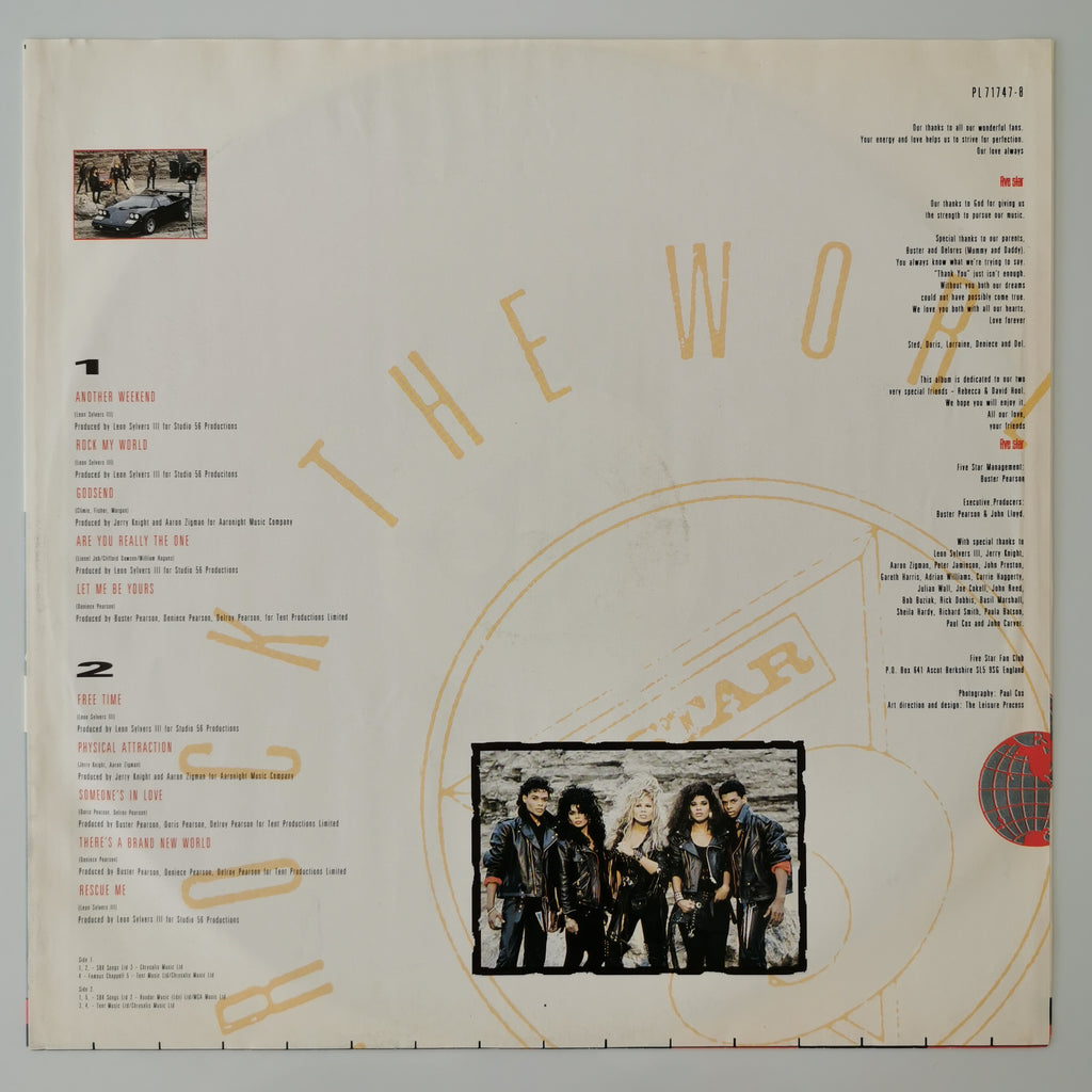 Five Star – Rock The World Vinyl LP