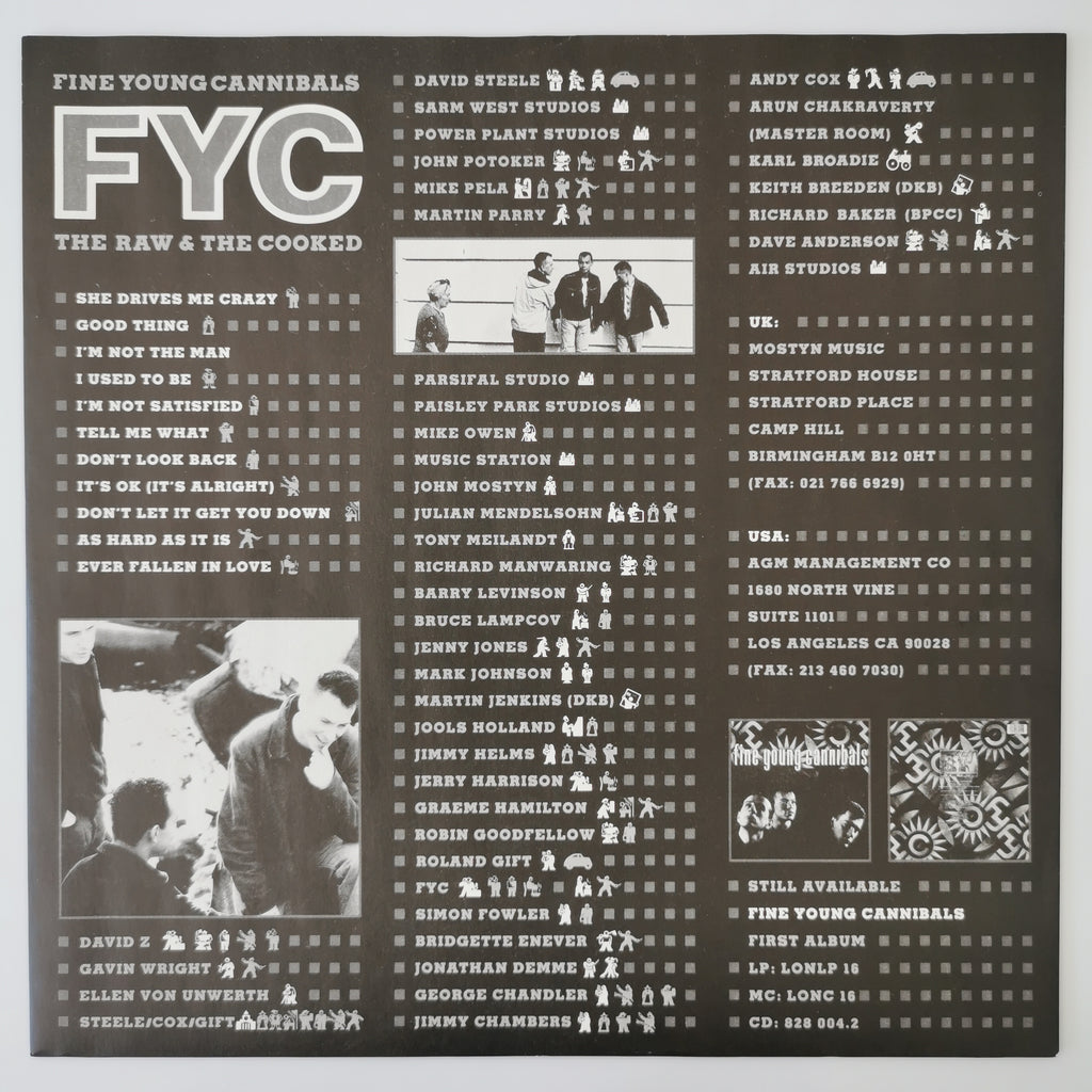 Fine Young Cannibals - The Raw & The Cooked Vinyl LP