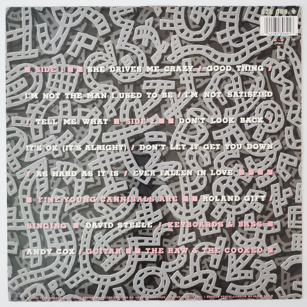 Fine Young Cannibals - The Raw & The Cooked Vinyl LP