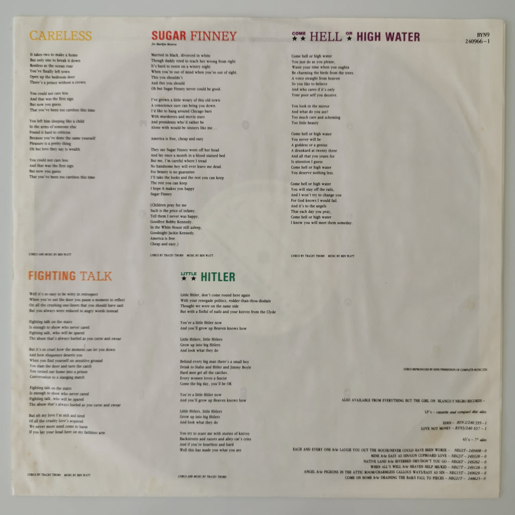 Everything But The Girl Baby, The Stars Shine Bright Vinyl LP