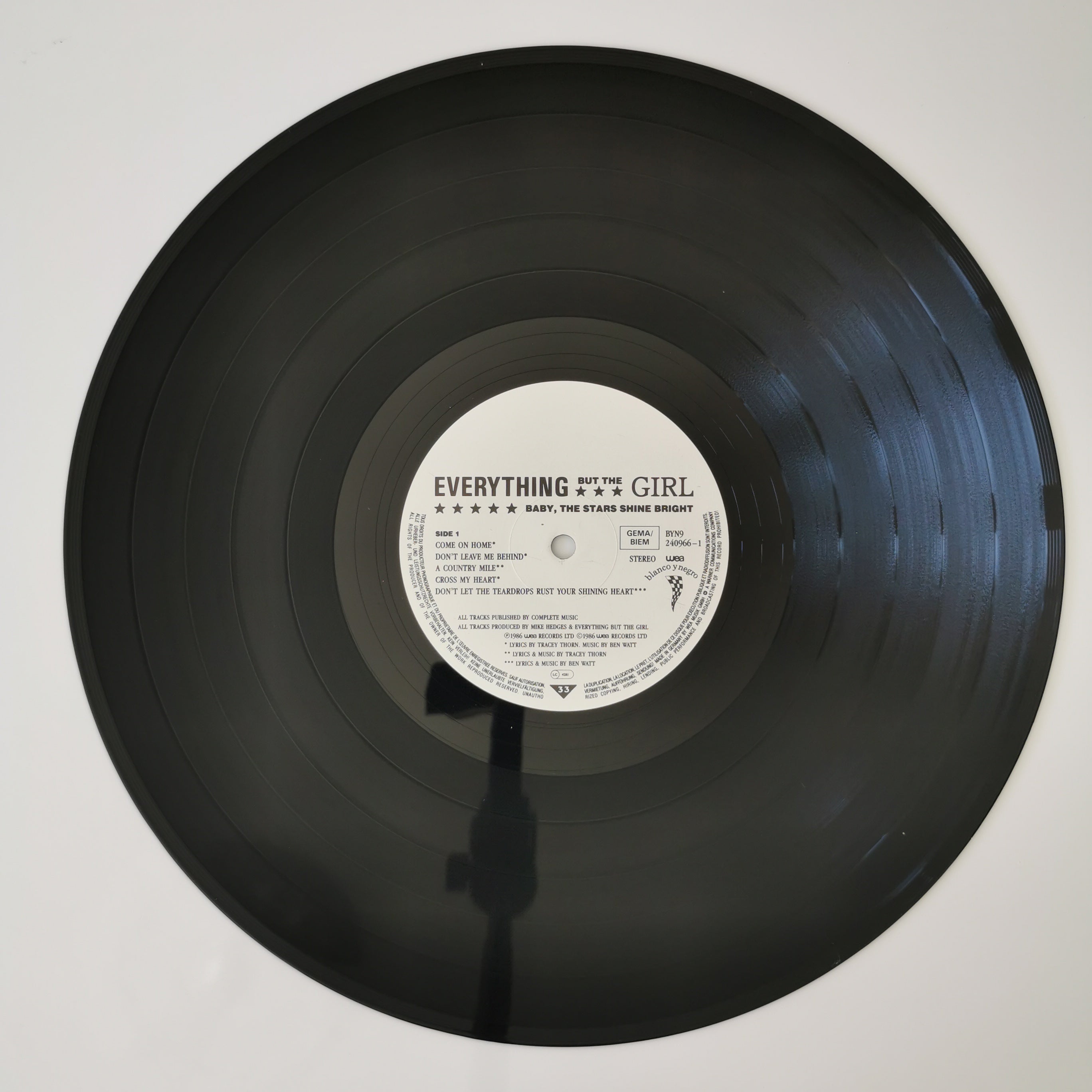 Everything But The Girl Baby, The Stars Shine Bright Vinyl LP