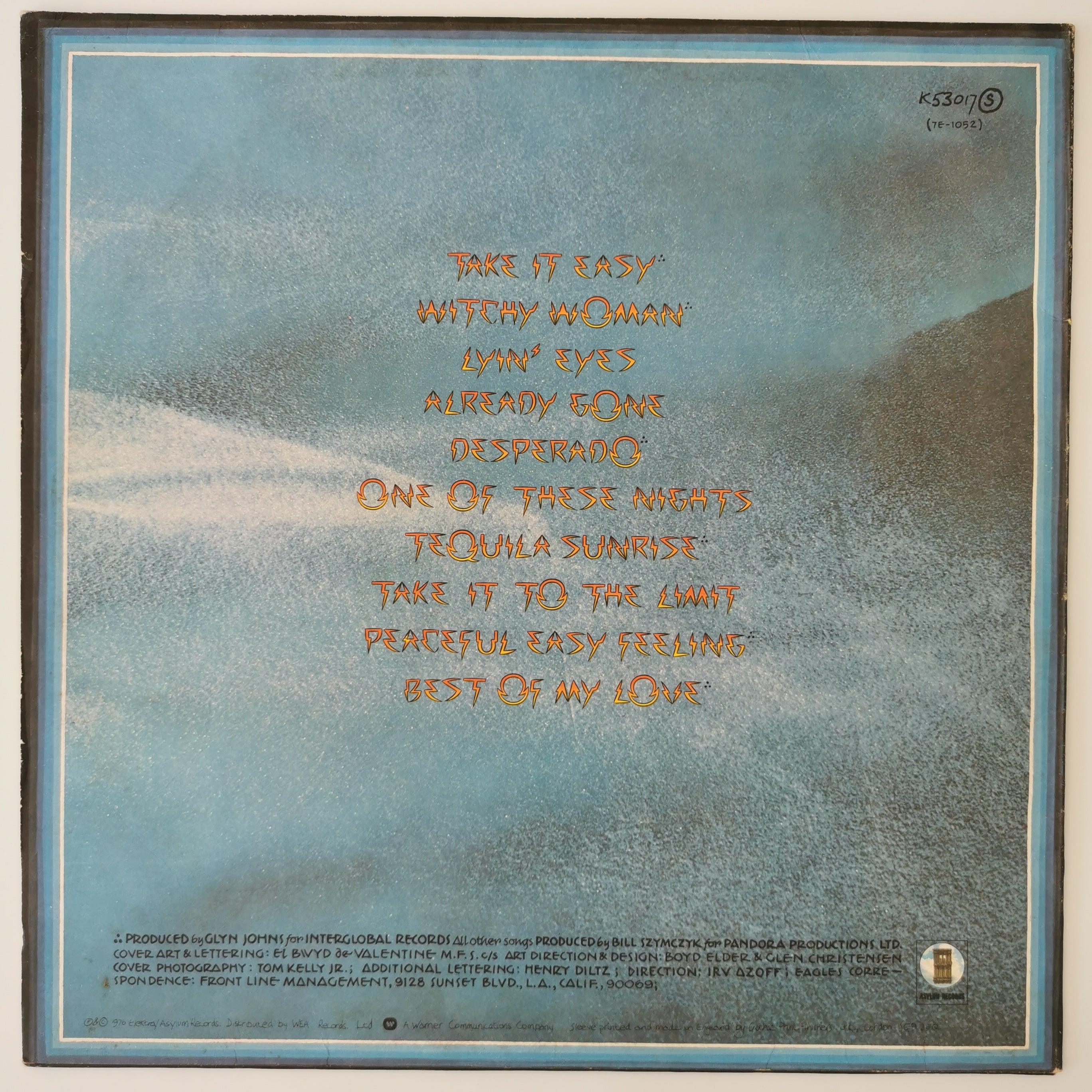 Eagles Their Greatest Hits 1971-1975 Vinyl LP