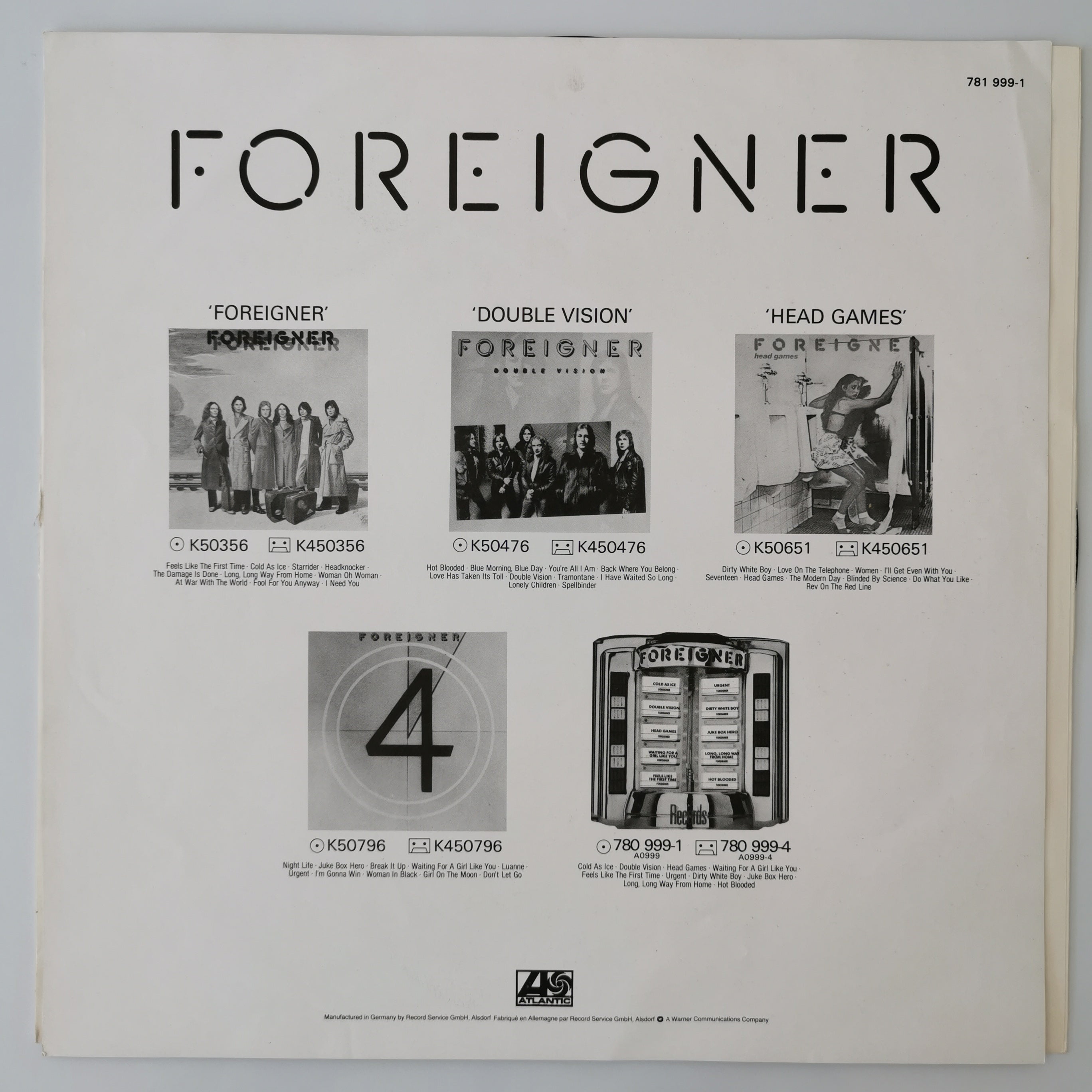 Foreigner – Agent Provocateur Vinyl LP