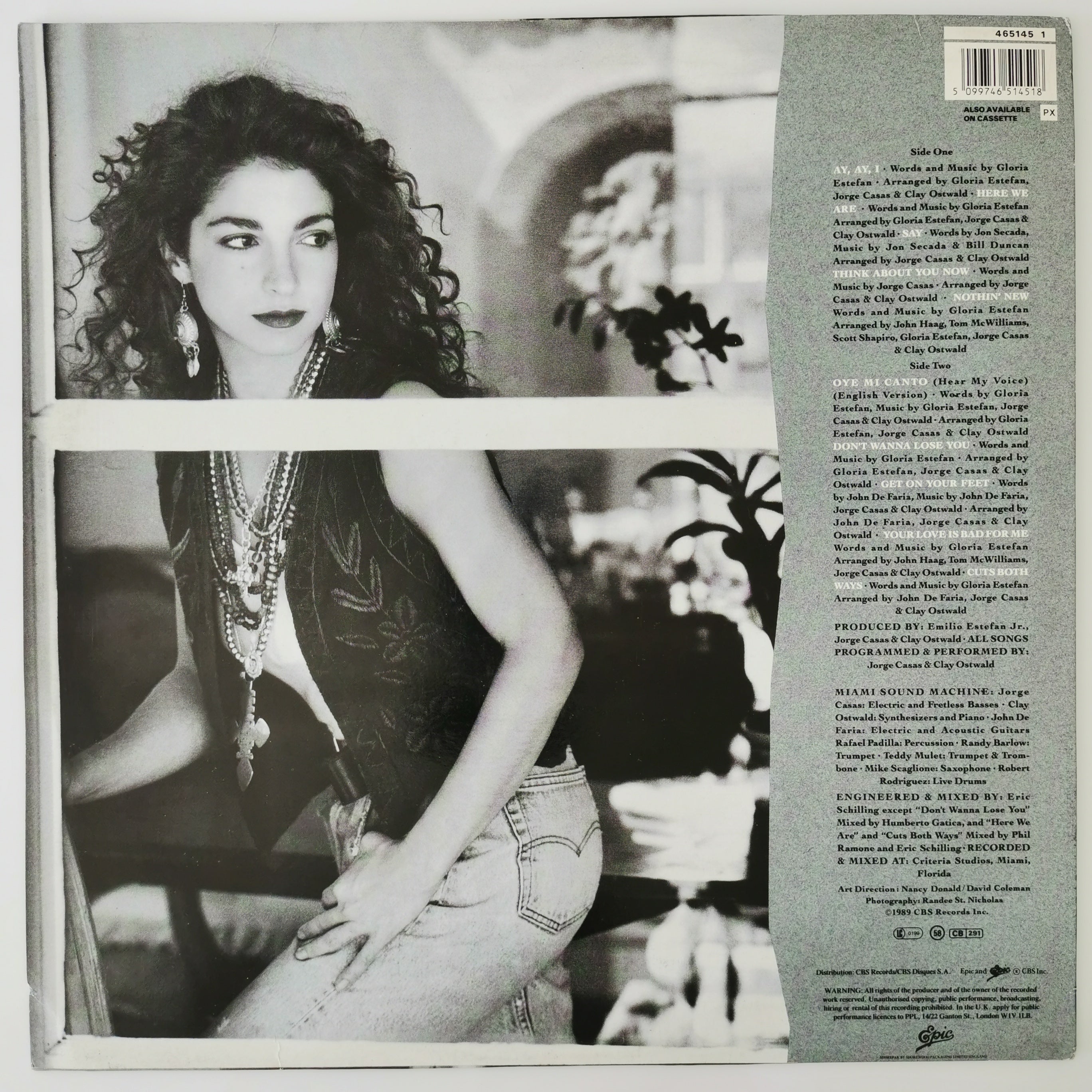 Gloria Estefan Cuts Both Ways Vinyl LP