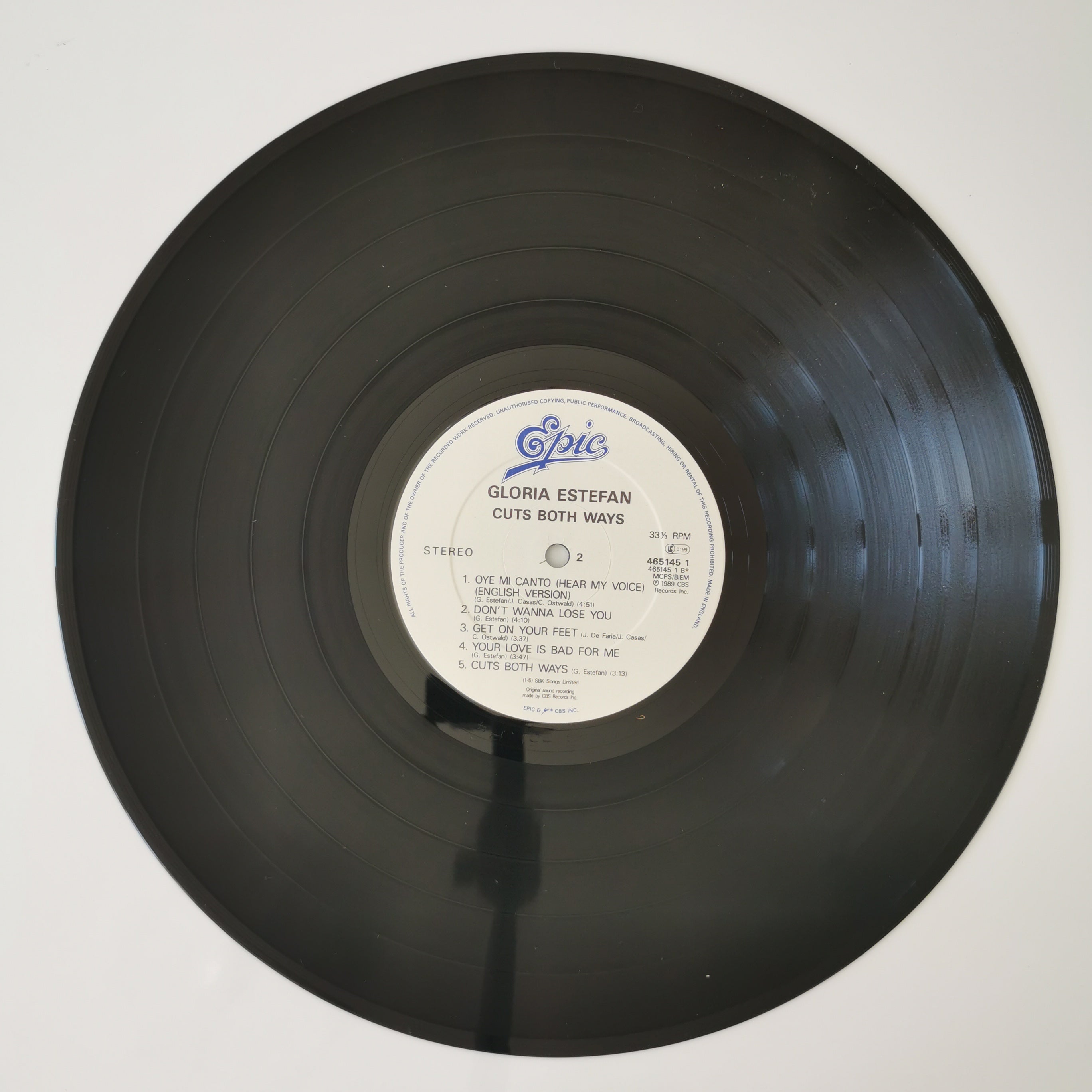 Gloria Estefan Cuts Both Ways Vinyl LP
