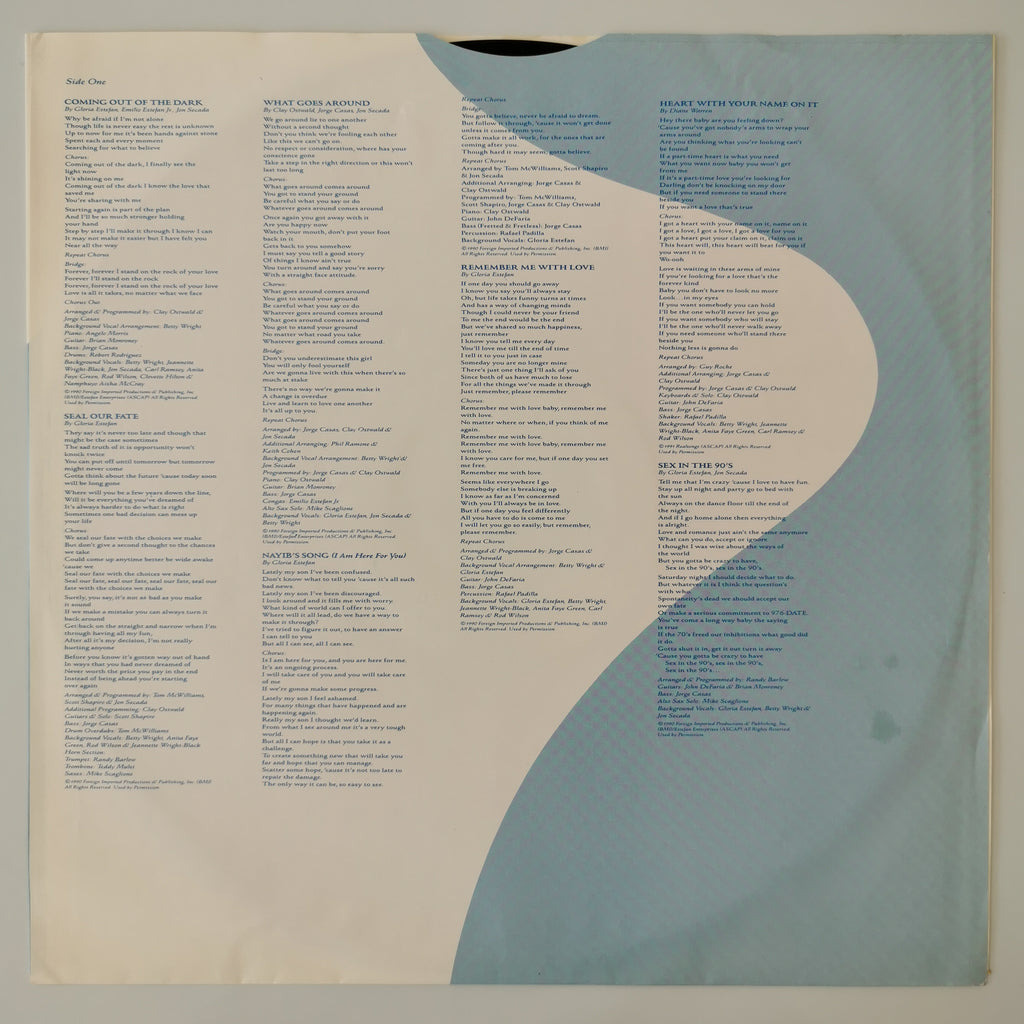 Gloria Estefan Into The Light Vinyl LP