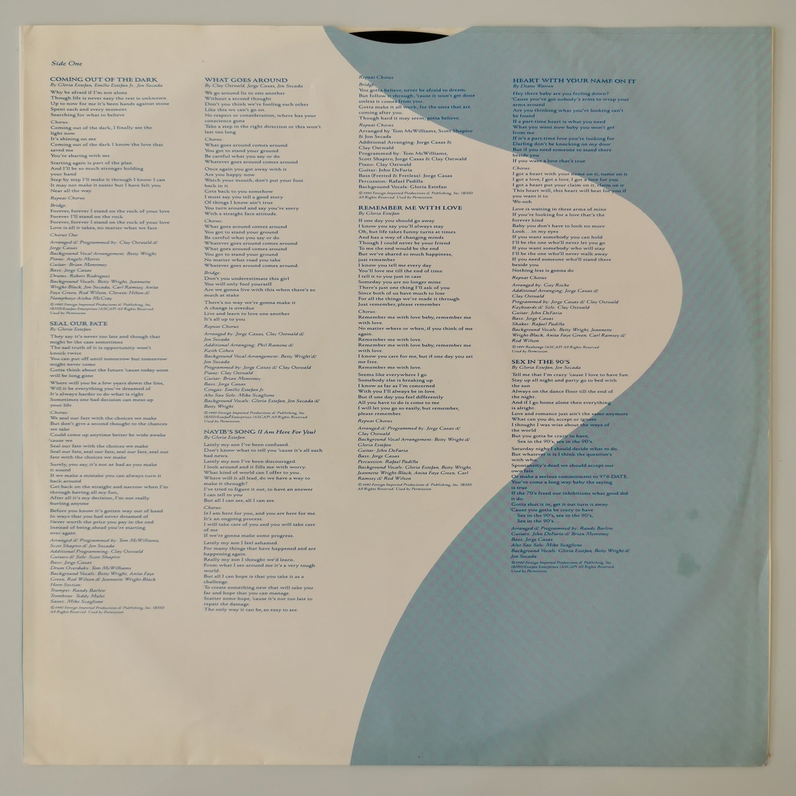 Gloria Estefan Into The Light Vinyl LP