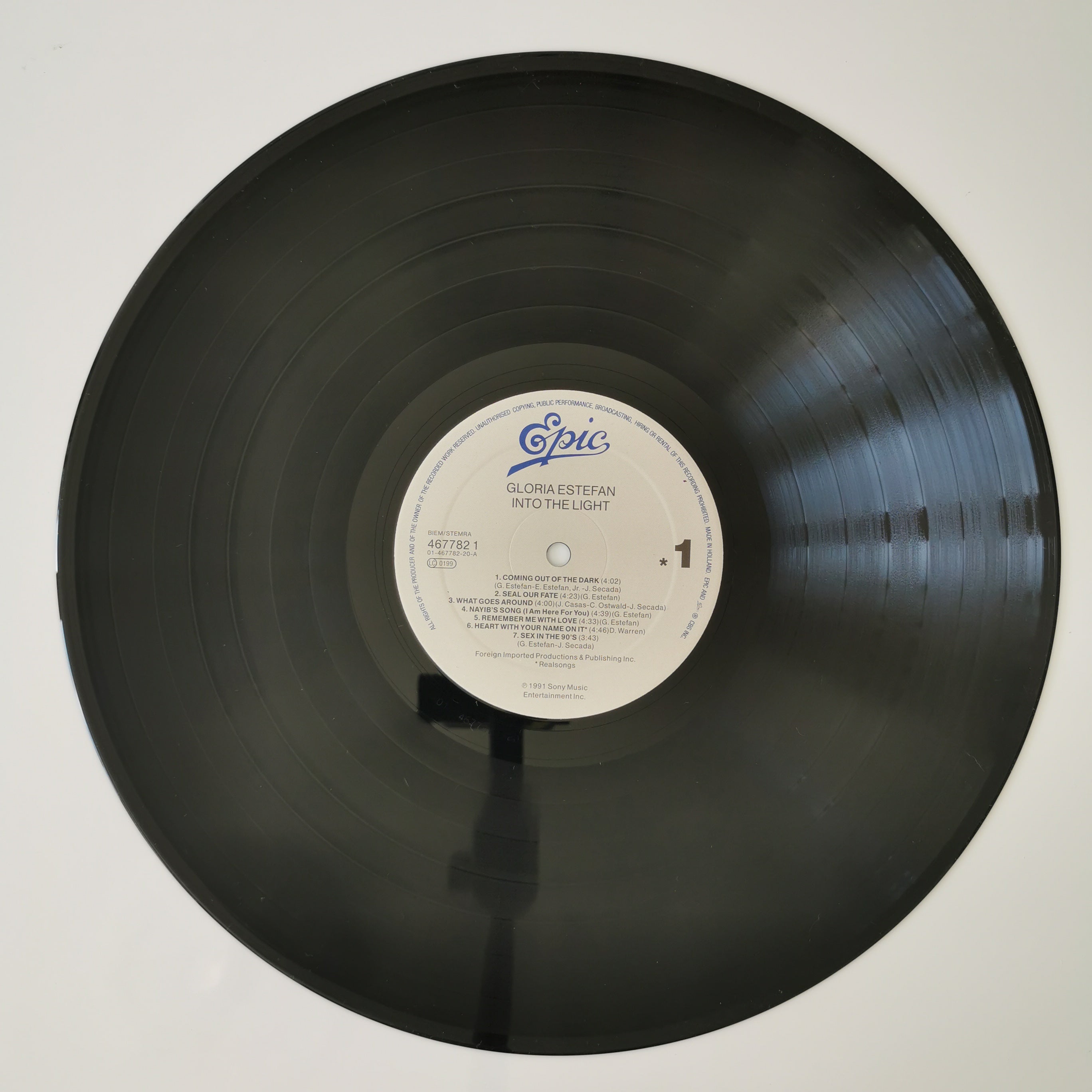 Gloria Estefan Into The Light Vinyl LP