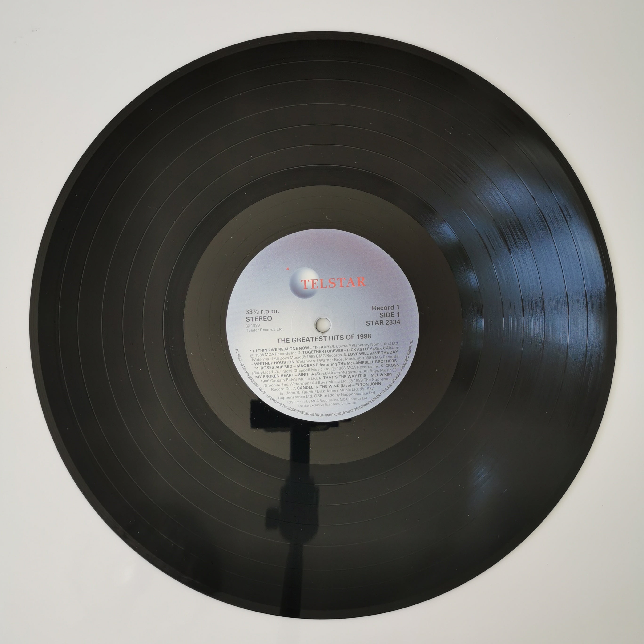 The Greatest Hits Of 1988 Double Vinyl LP