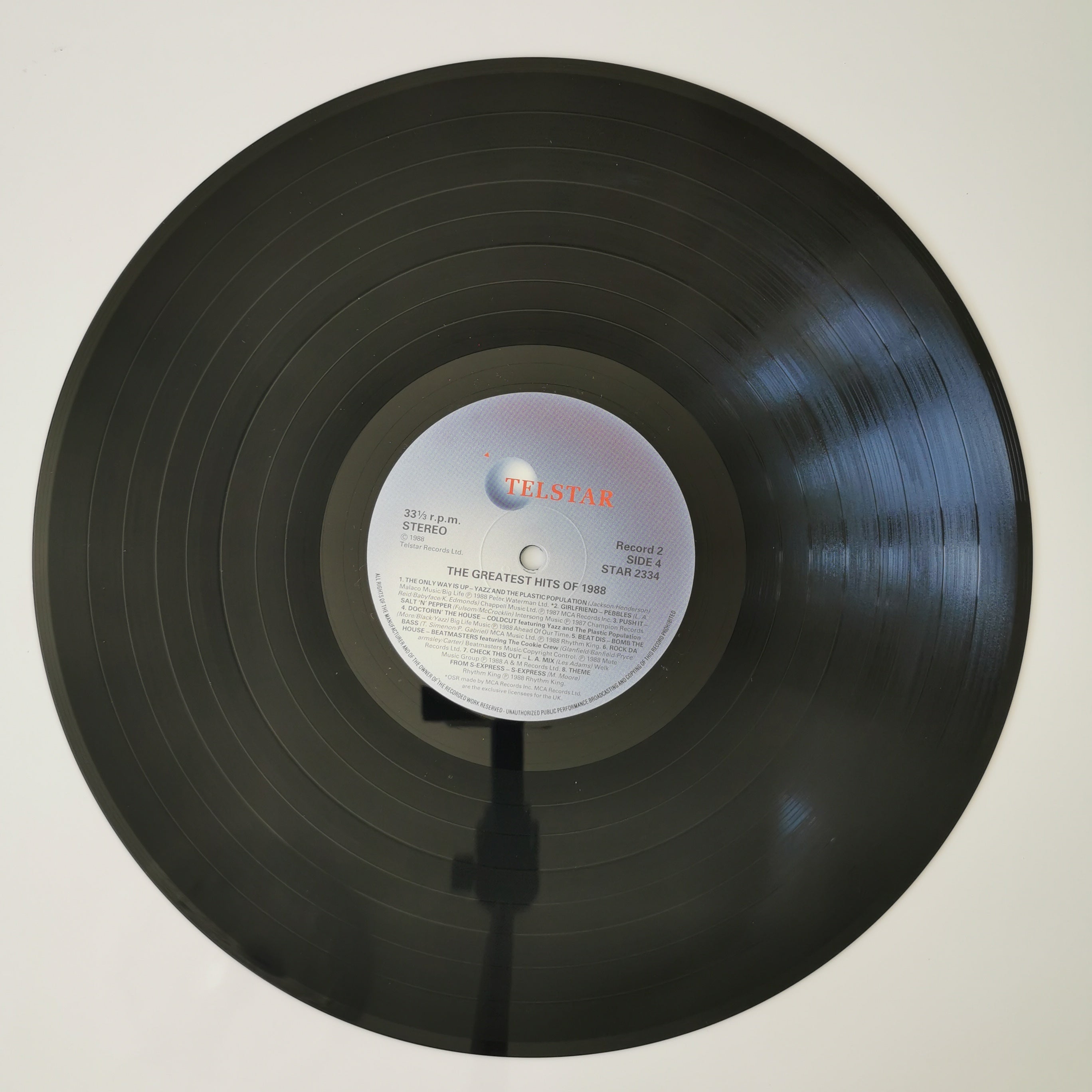 The Greatest Hits Of 1988 Double Vinyl LP