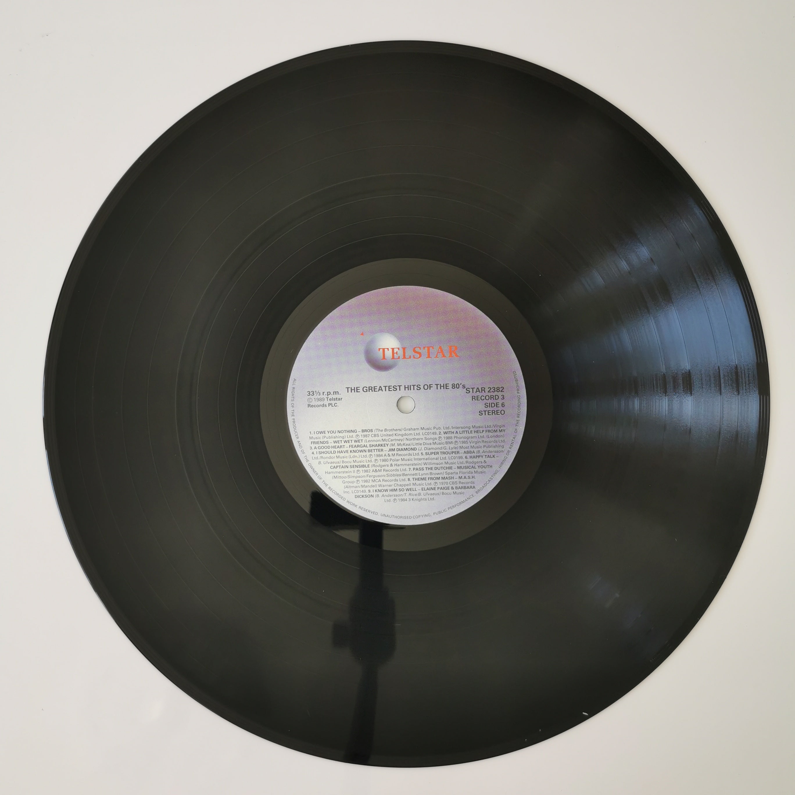 The Greatest Hits Of The 80's Vinyl 3 LP