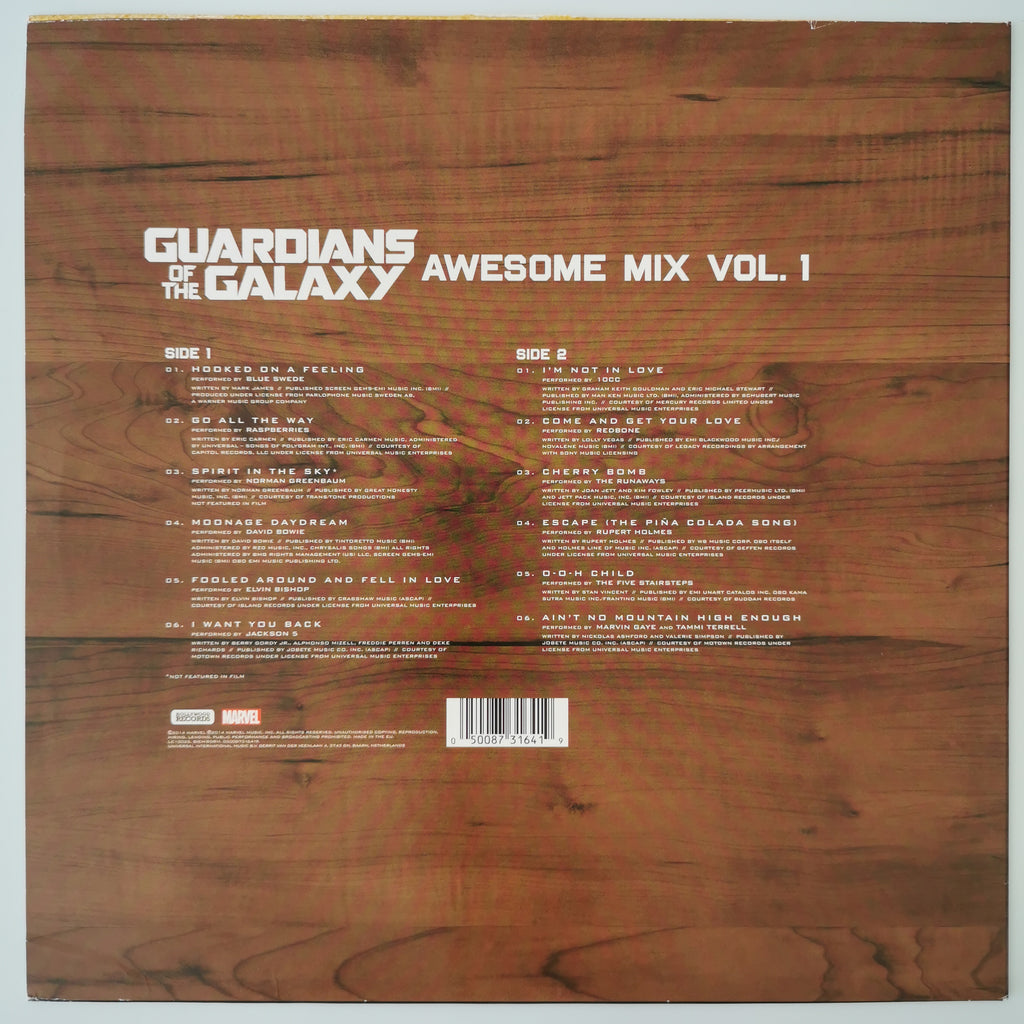 Marvel Guardians Of The Galaxy: Awesome Mix Vol. 1 Vinyl LP