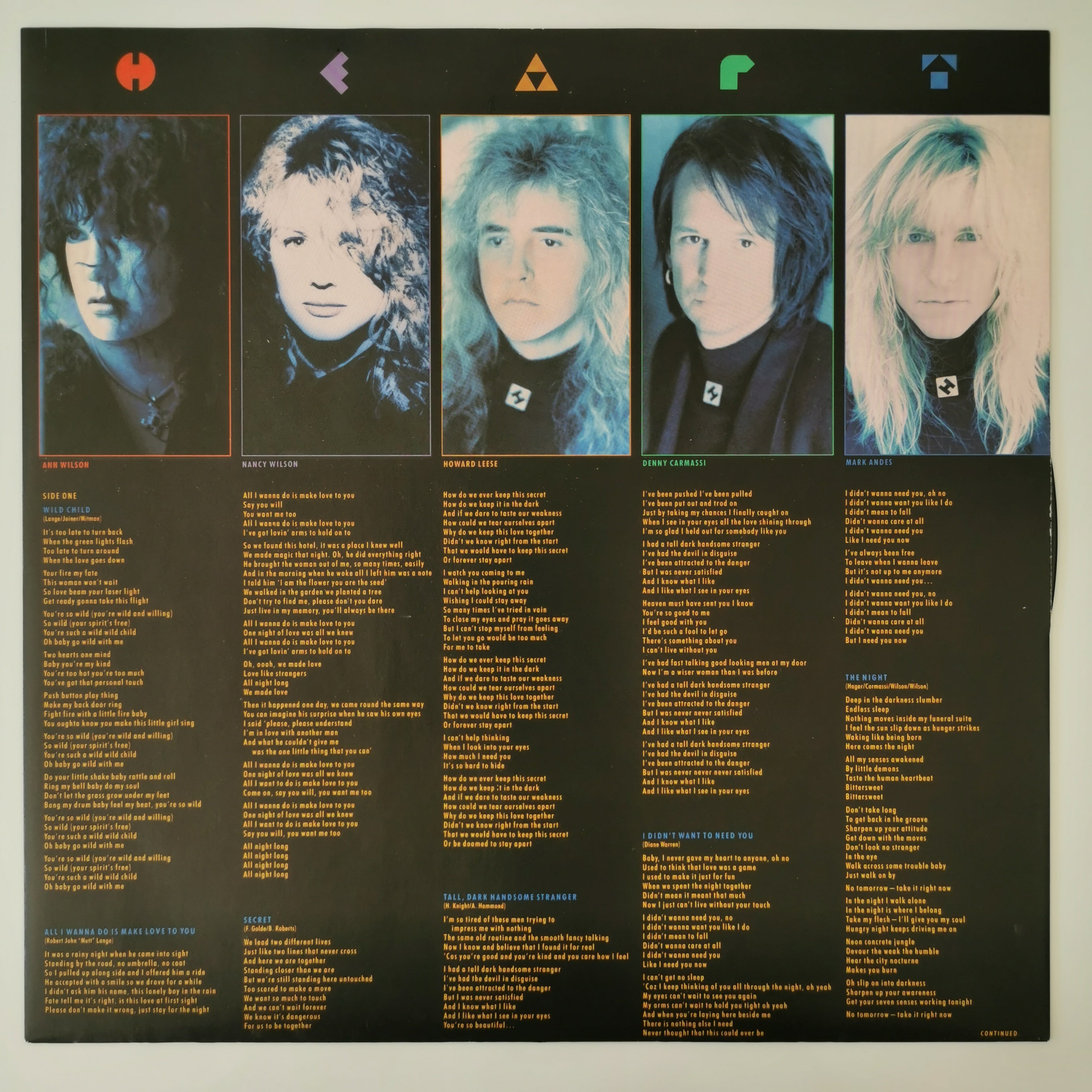 Heart – Brigade Vinyl LP 1990