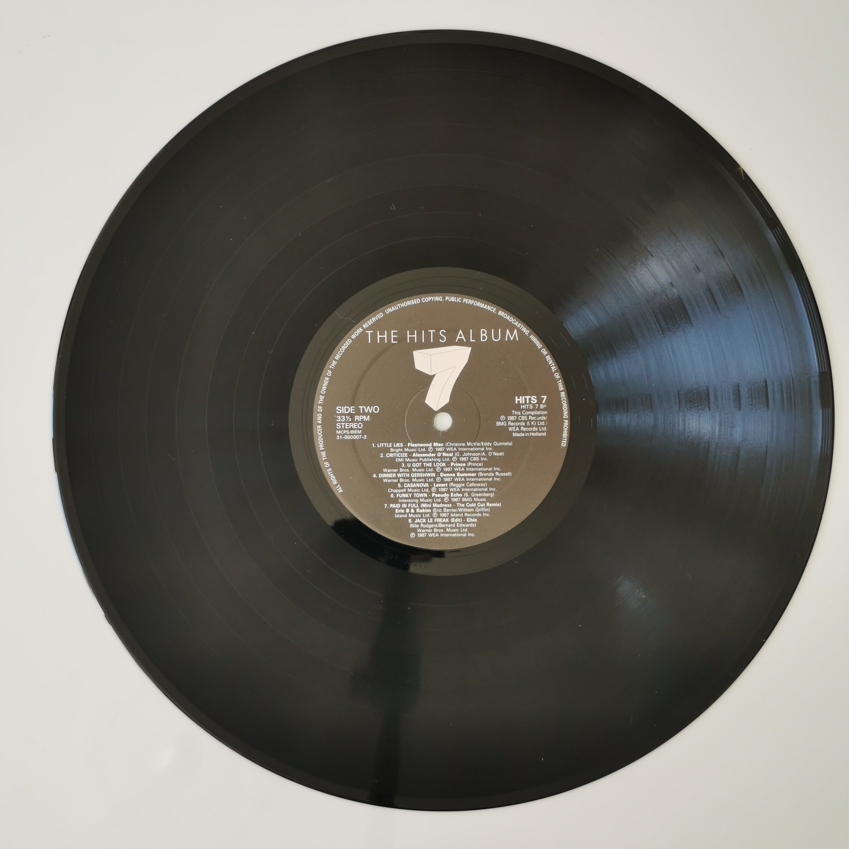 The Hits Album 7 Double Vinyl LP