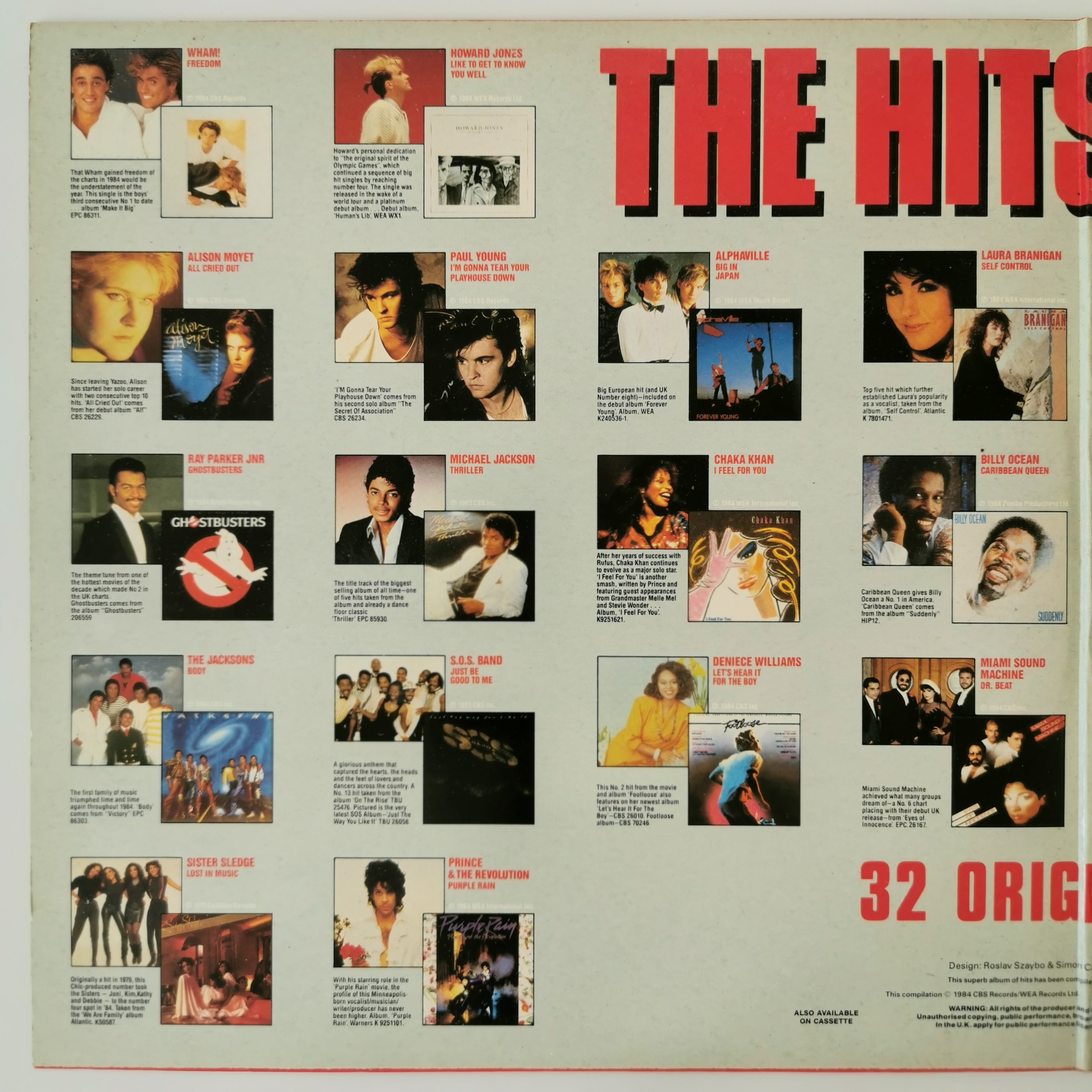 The Hits Album Double Vinyl LP 1984