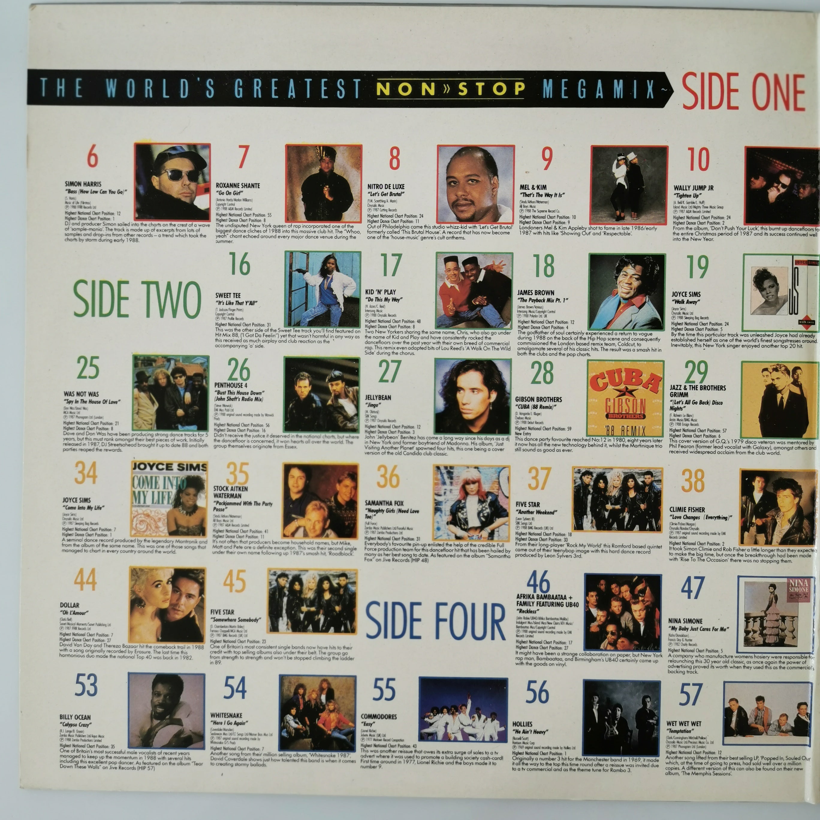 Hit Mix 88 Double Vinyl LP 1988